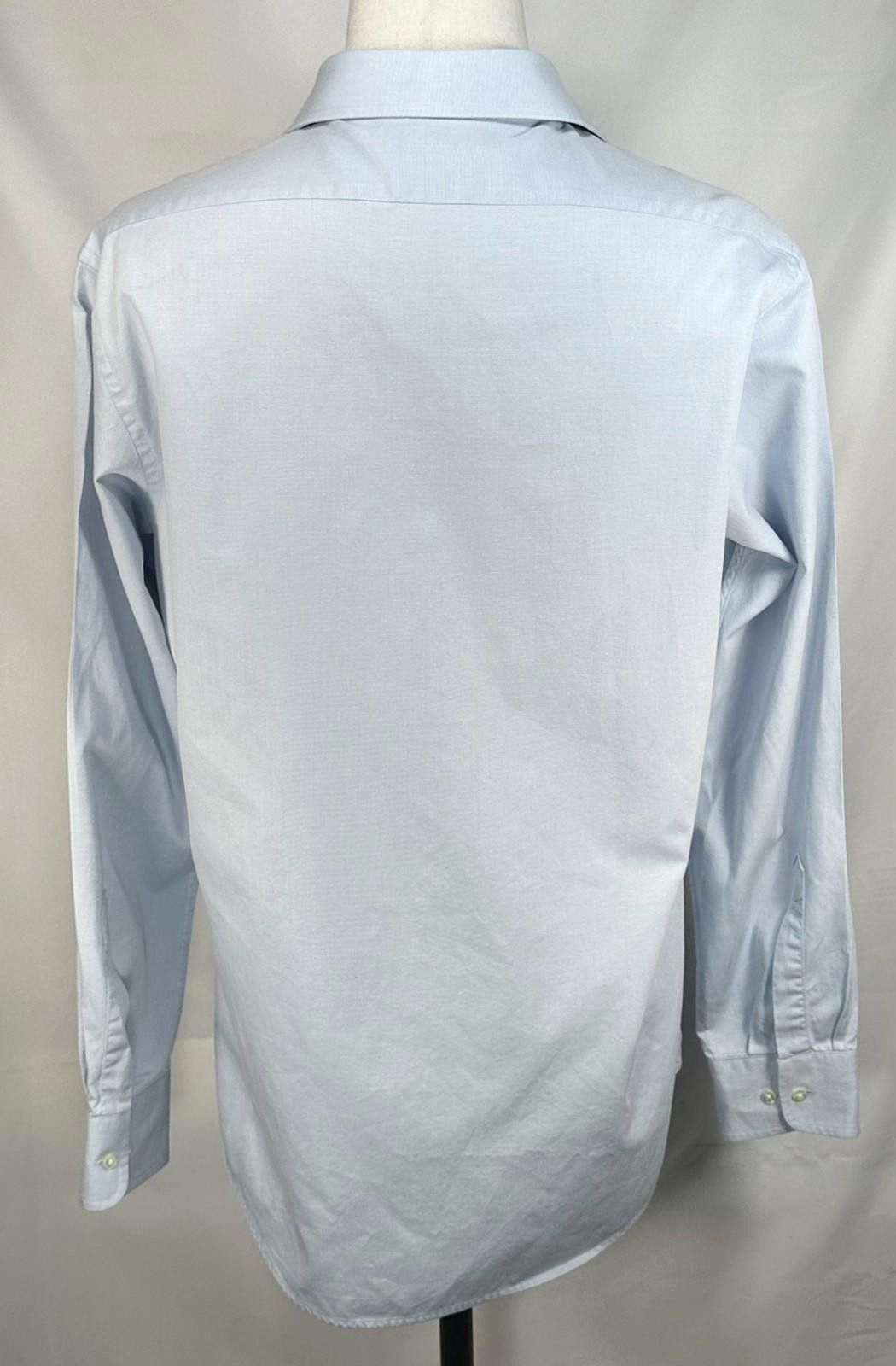 Bloomingdale's Bloomingdales Contemporary Button Up Blue Mens L 16.5-34/35 Size US L / EU 52-54 / 3 - 2 Thumbnail