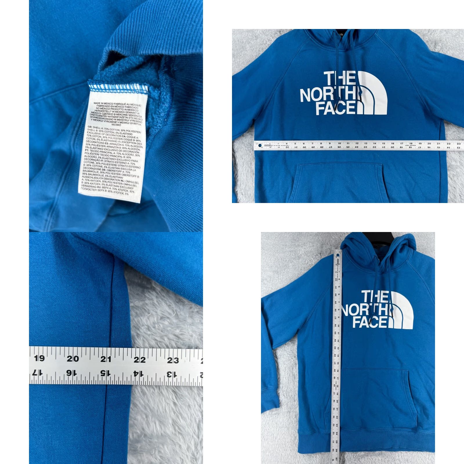 The North Face The North Face Hoodie Men L Blue Sweatshirt Pullover Crew Neck Cotton Blend Logo Embroidered Activewear 90s? Size L / US 10 / IT 46 - 8 Thumbnail