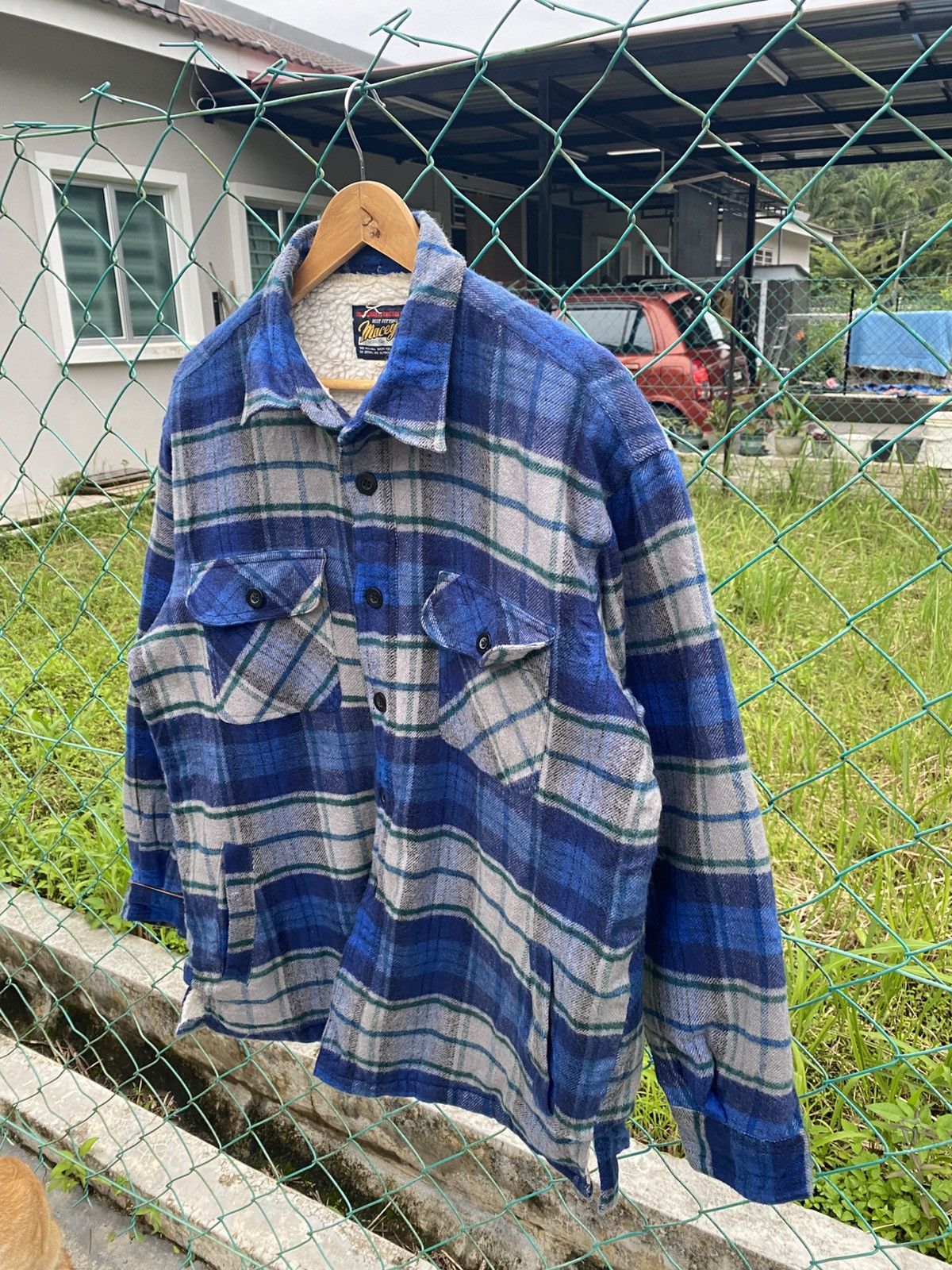 Flannel × Japanese Brand AW Maceye sherpa plaid flannel Size US L / EU 52-54 / 3 - 3 Thumbnail