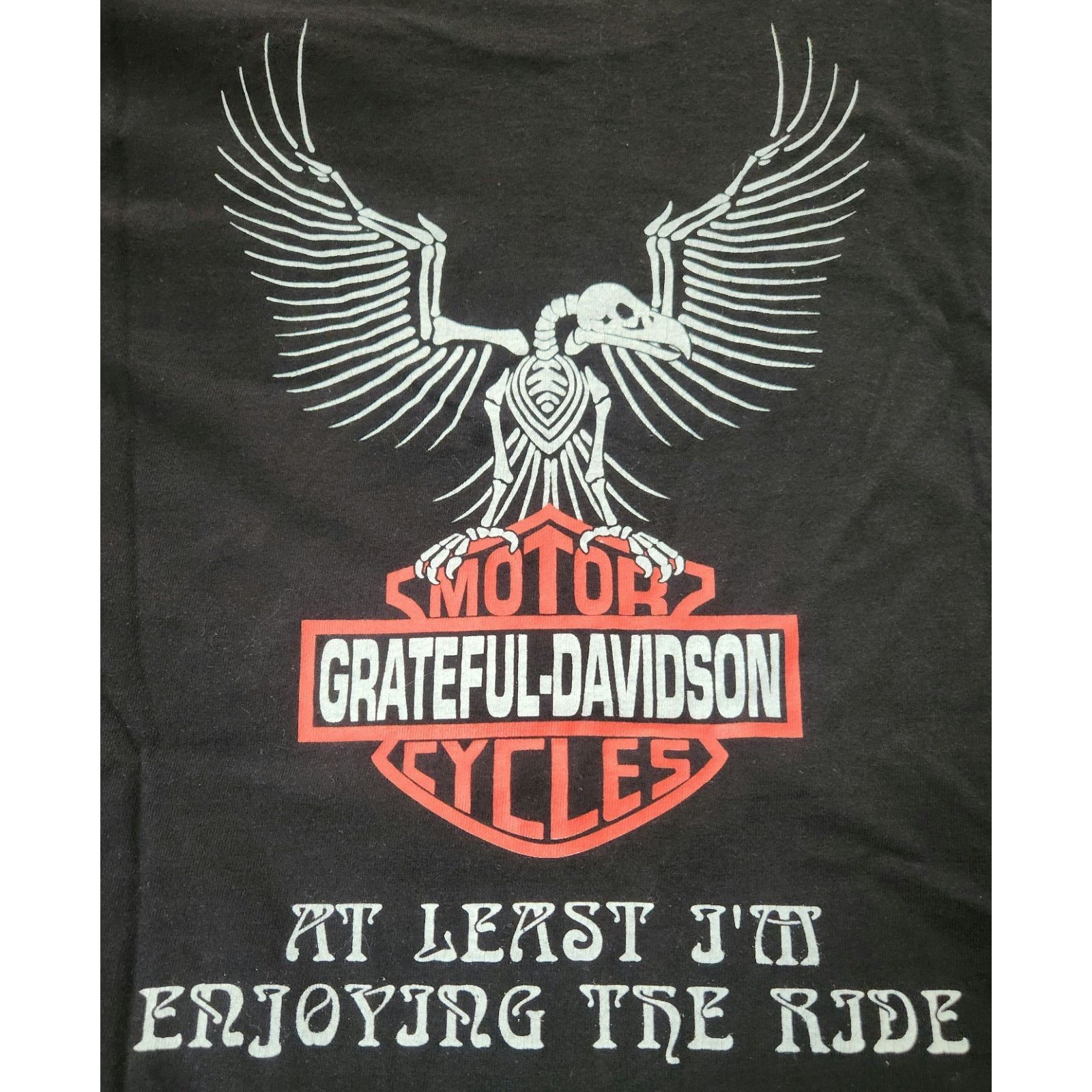 Fruit Of The Loom Authentic "Grateful-Davidson" Motor Cycles Vintage Shirt LRG Size US L / EU 52-54 / 3 - 2 Thumbnail