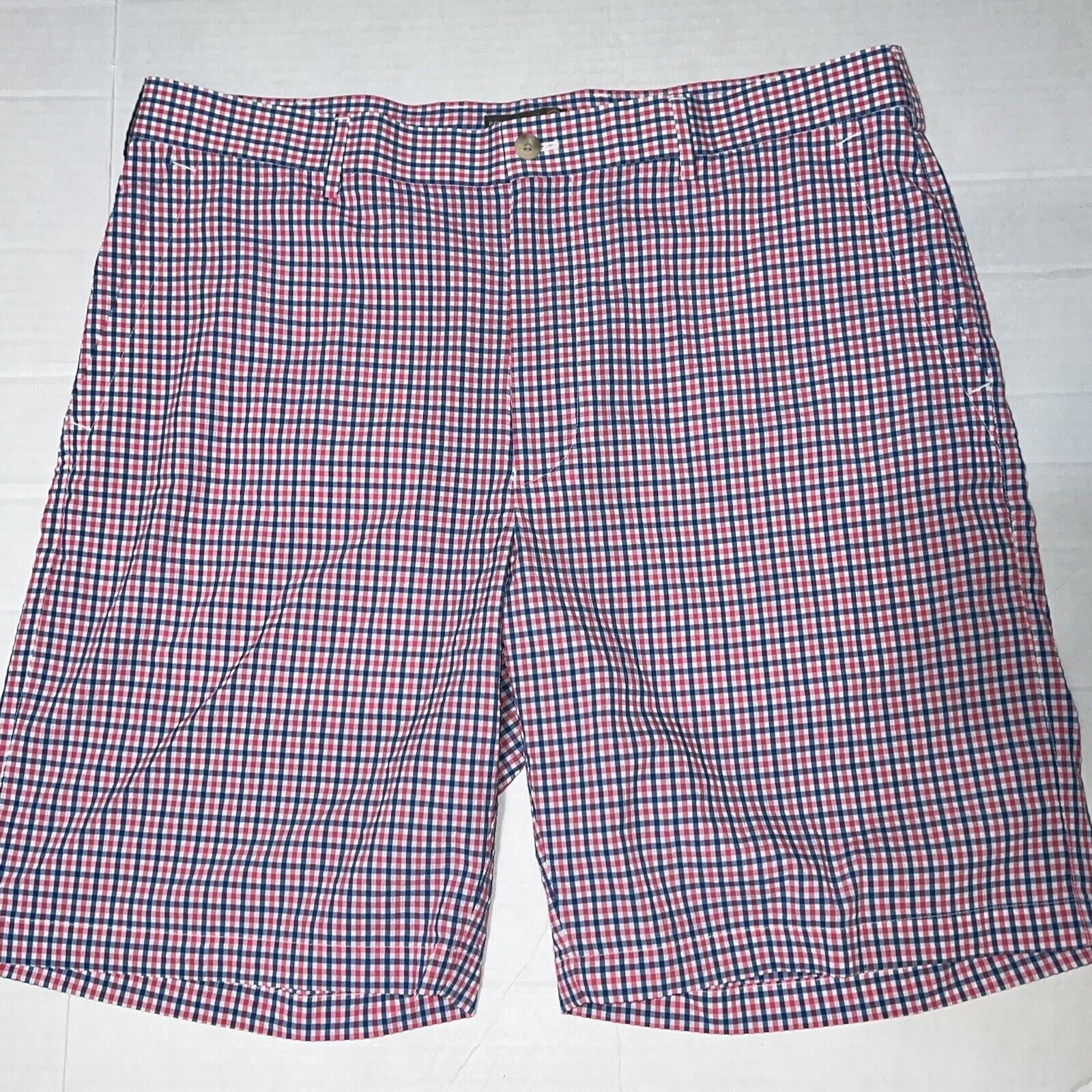 Peter Millar Peter Millar Shorts Mens 36 Crown Sport Seersucker Plaid Size US 36 / EU 52 - 1 Thumbnail