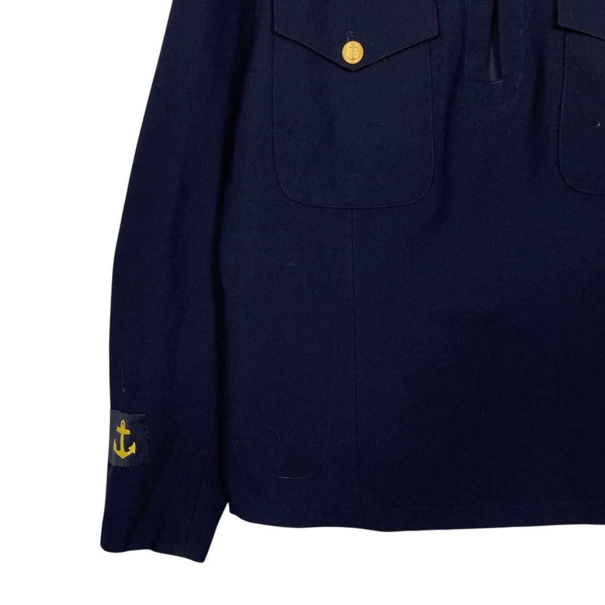 Vintage Vintage 70s Swedish Navy Sailor Pullover Size US M / EU 48-50 / 2 - 3 Thumbnail