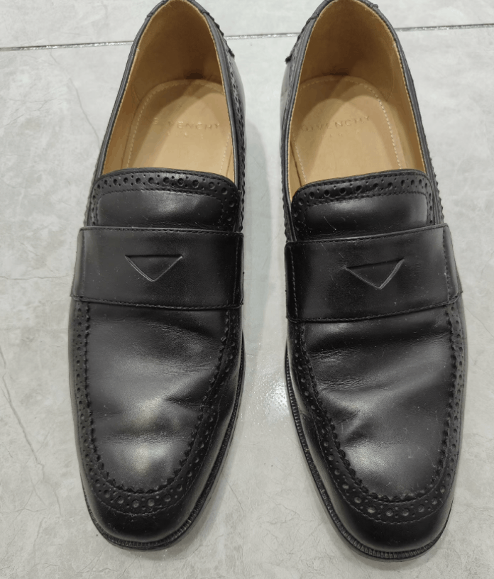 Gucci Gucci Men's Leather Dress Shoes With Bee Embroidery K29 Size US 8 / EU 41 - 1 Thumbnail