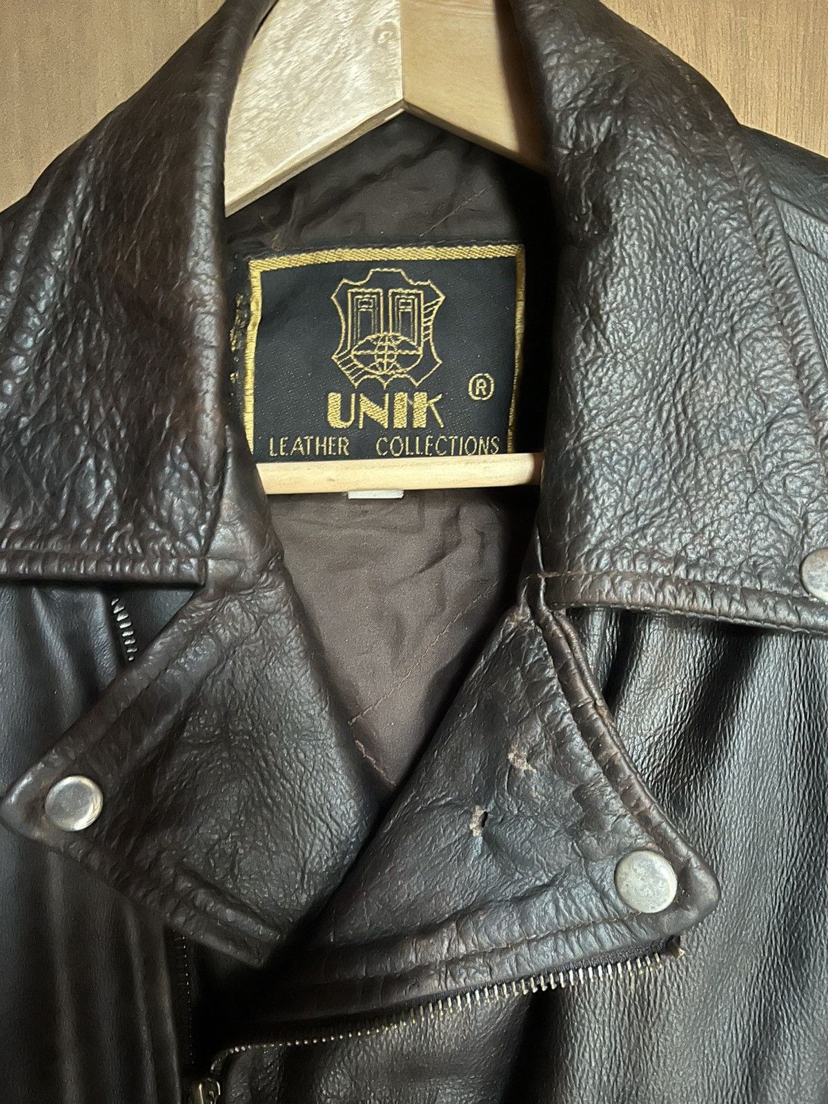 UNIK International Inc. UNIK Leather Jacket Size 46 Size US S / EU 44-46 / 1 - 2 Thumbnail