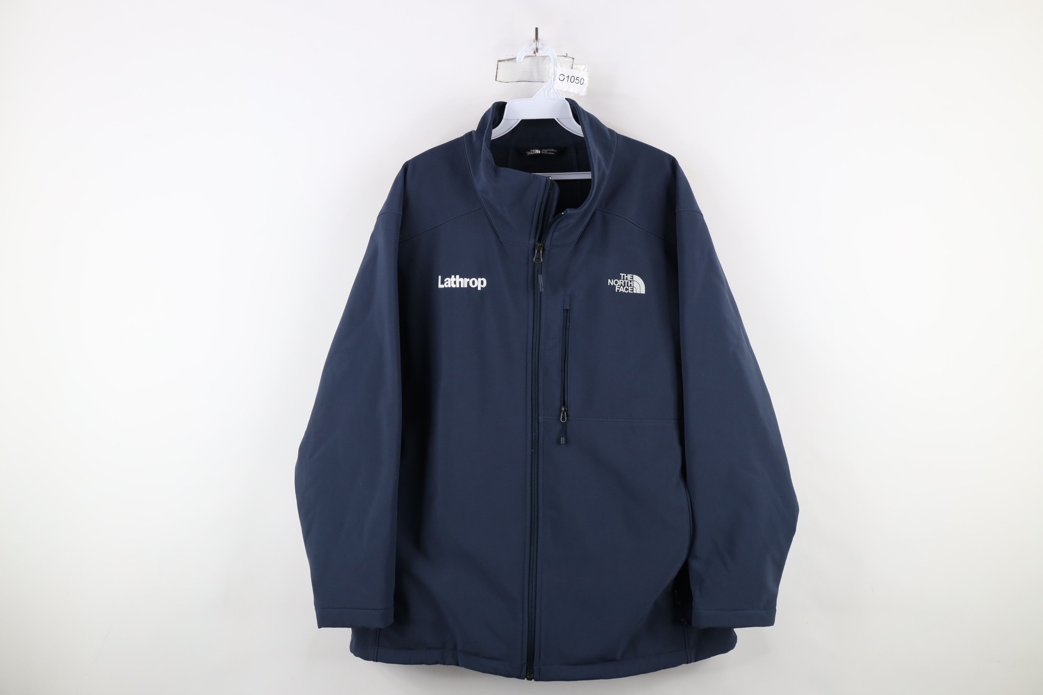 The North Face × Vintage The North Face Barrier Fleece Lined Soft Shell Jacket Blue Size US XL / EU 56 / 4 - 1 Thumbnail