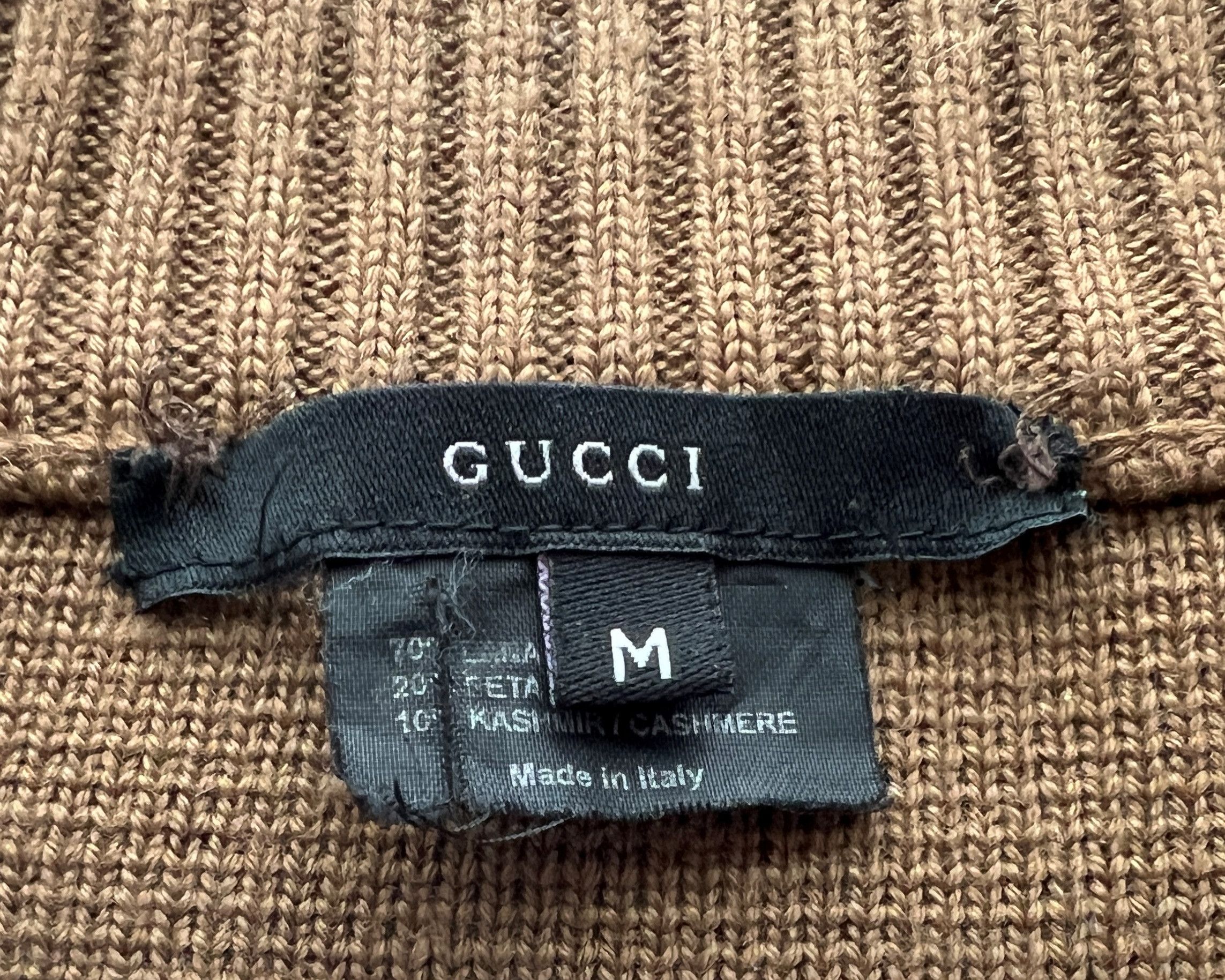 Gucci Final Price 🔥 VINTAGE Y2K GUCCI WOOL/CASHMERE CARDIGAN Size US M / EU 48-50 / 2 - 7 Thumbnail