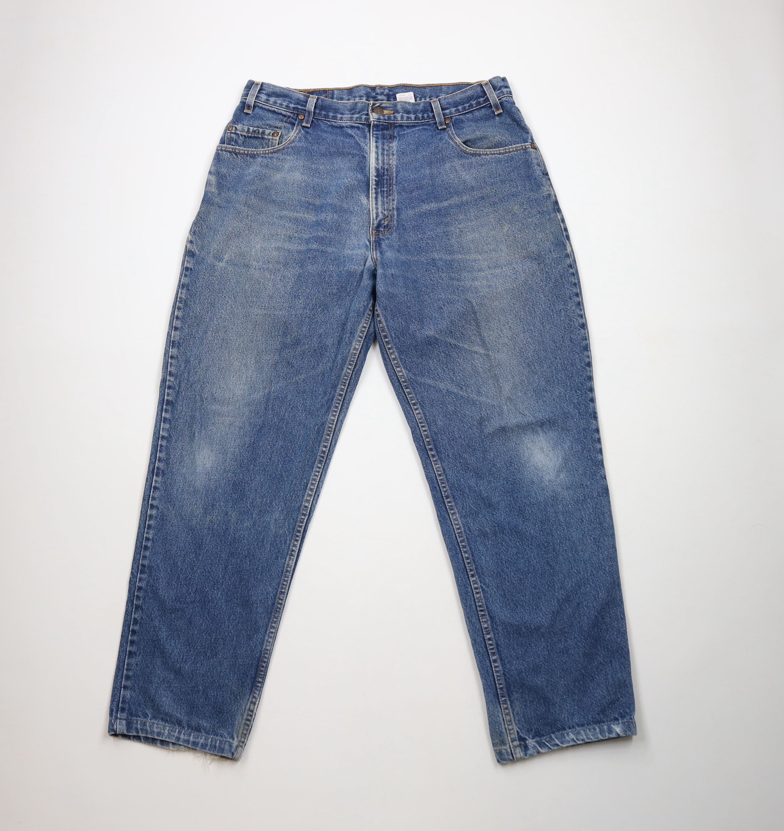 Levi's × Vintage Vintage Y2K 2001 Levis 545 Loose Fit Denim Jeans Blue USA Size US 36 / EU 52 - 1 Thumbnail