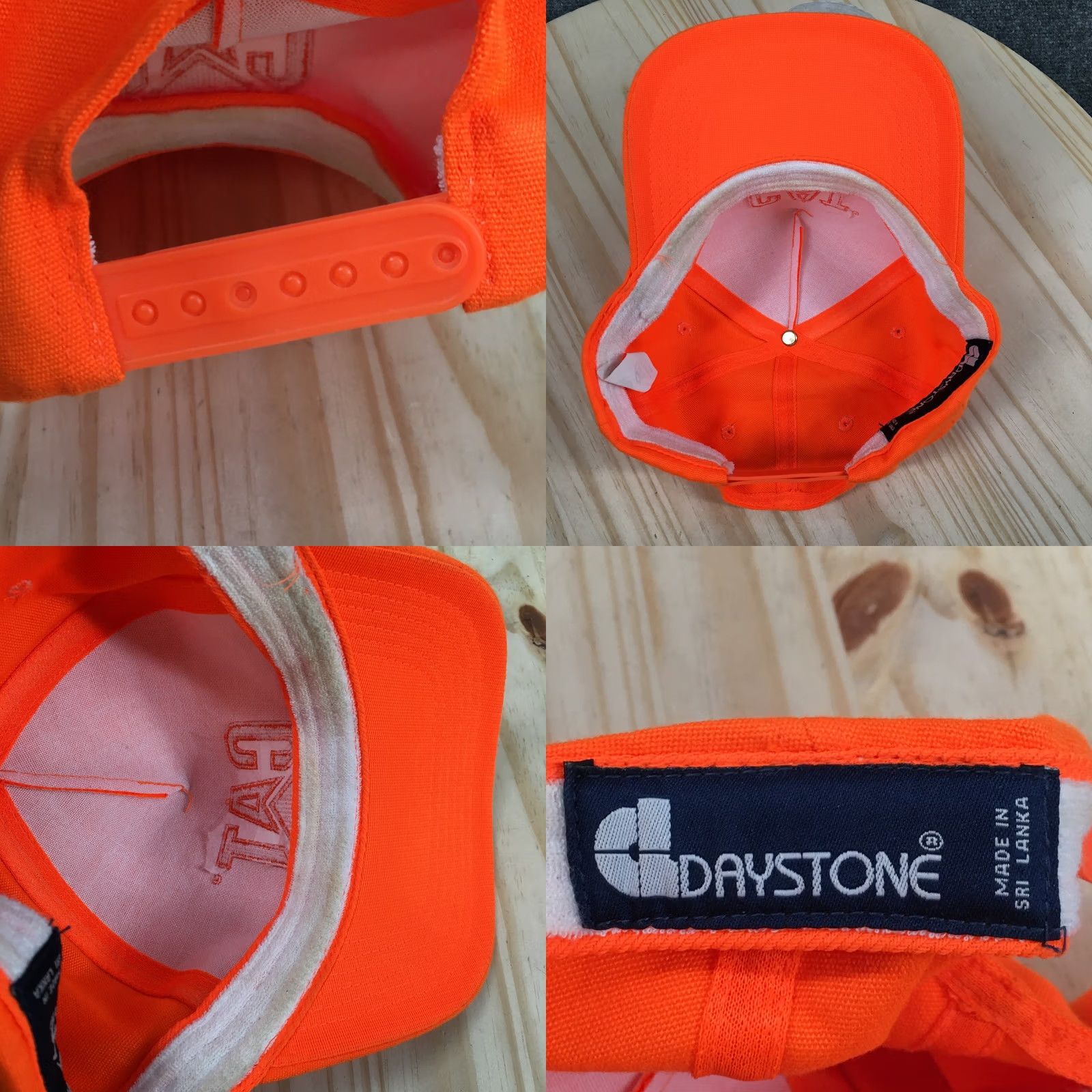 Caterpillar Caterpillar Daystone Baseball Cap Unisex Orange OS Curved Brim Embroidered Logo Size ONE SIZE - 8 Thumbnail