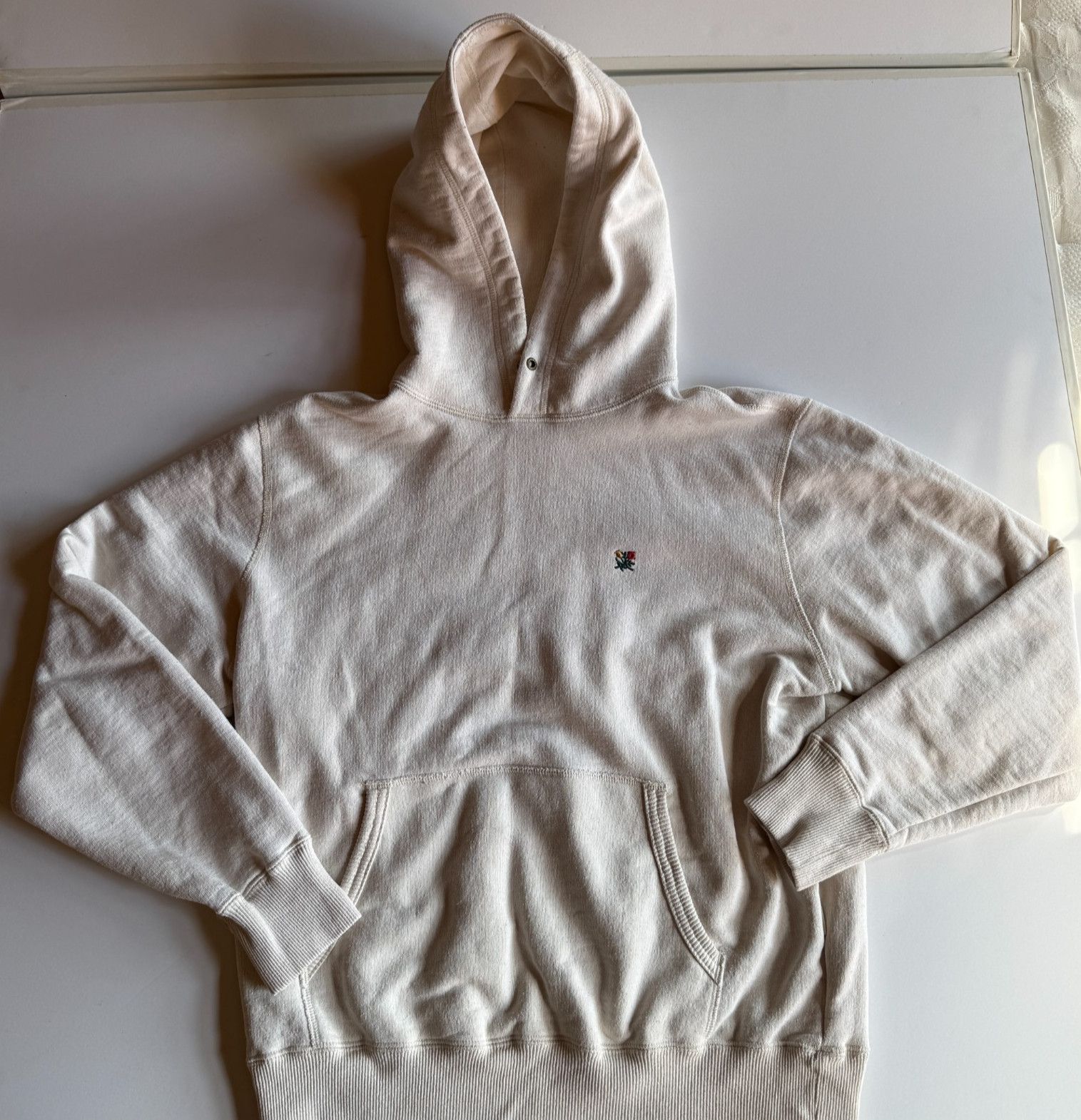 Aime Leon Dore Aimé Leon Dore ALD Cream Crest Logo Pullover Hoodie Size US M / EU 48-50 / 2 - 1 Thumbnail