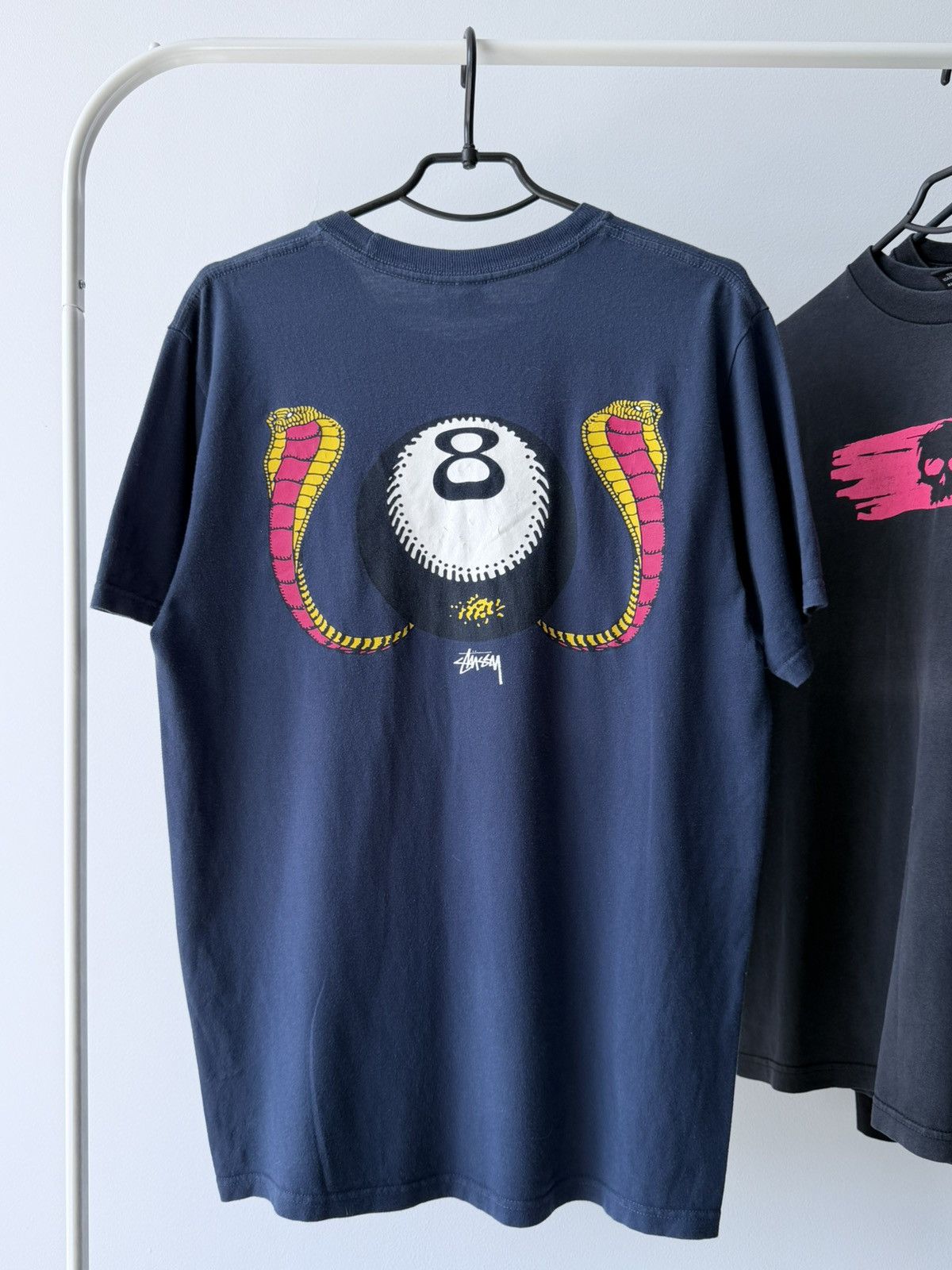 Stussy Vintage Y2K Stussy 8 Ball T-Shirt Tee Size US M / EU 48-50 / 2 - 1 Thumbnail