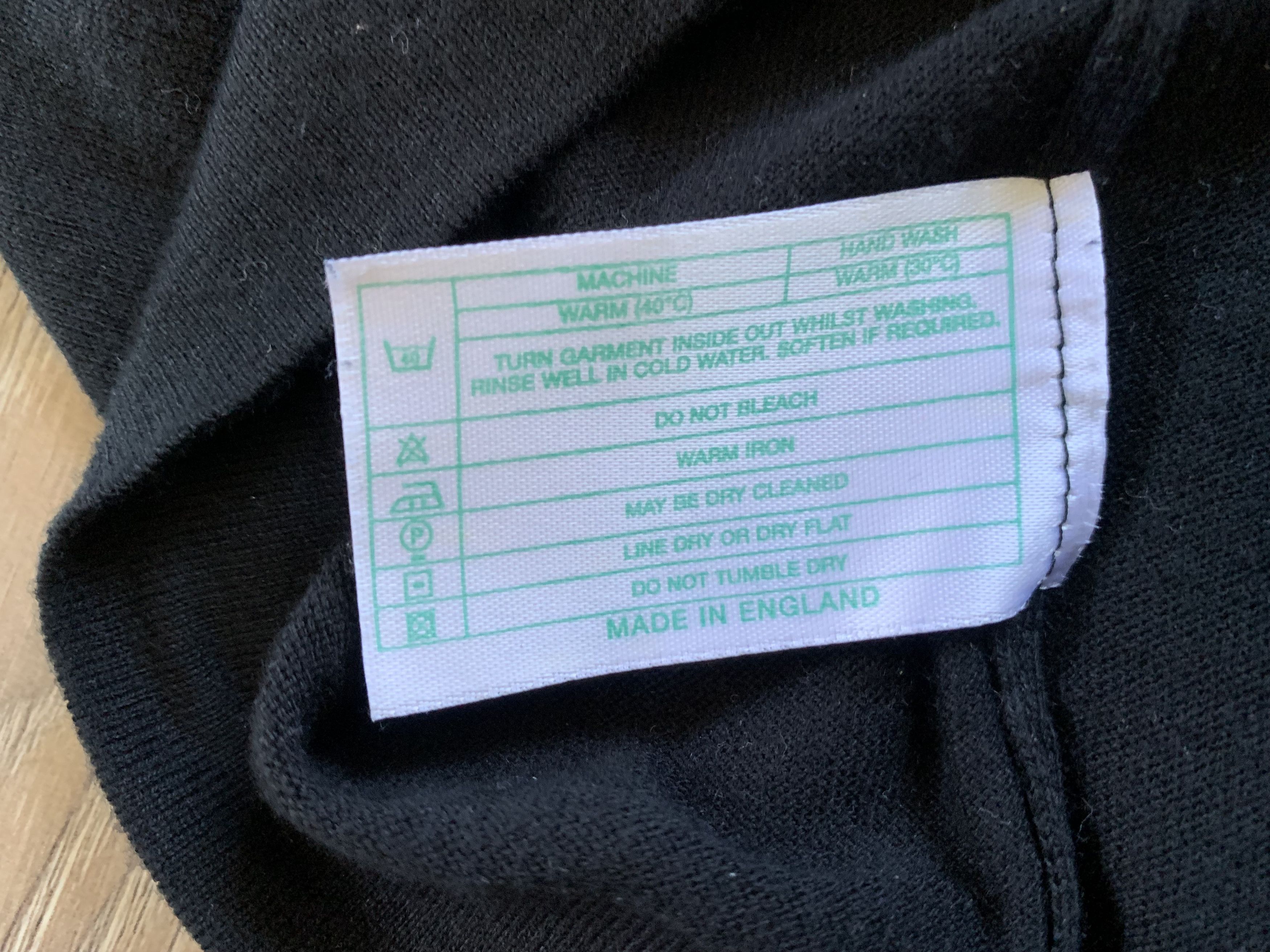 John Smedley Vintage John Smedley Sea Island Black Cotton Polo Tee Size US M / EU 48-50 / 2 - 8 Thumbnail