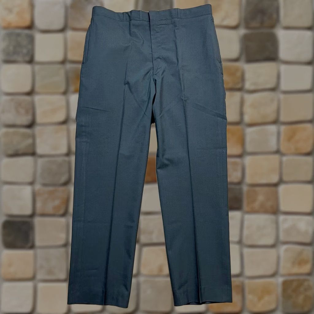 Vintage VINTAGE Military Pants Tropical Wool Blend Green Size 36 Mens 70s Size US 36 / EU 52 - 1 Thumbnail