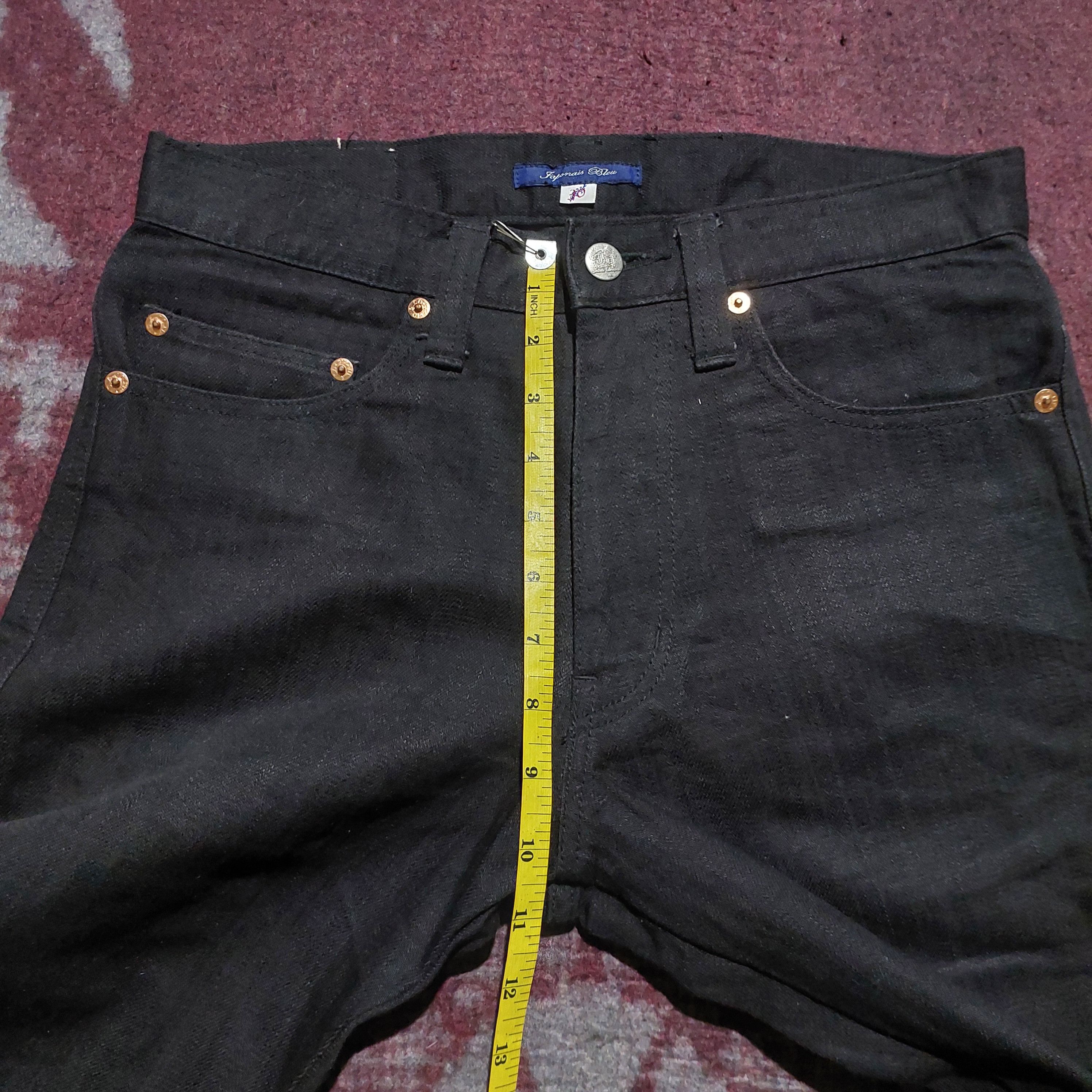 Tornado Mart Japanois Bleu red rose embroidered black denim Size US 30 / EU 46 - 21 Thumbnail