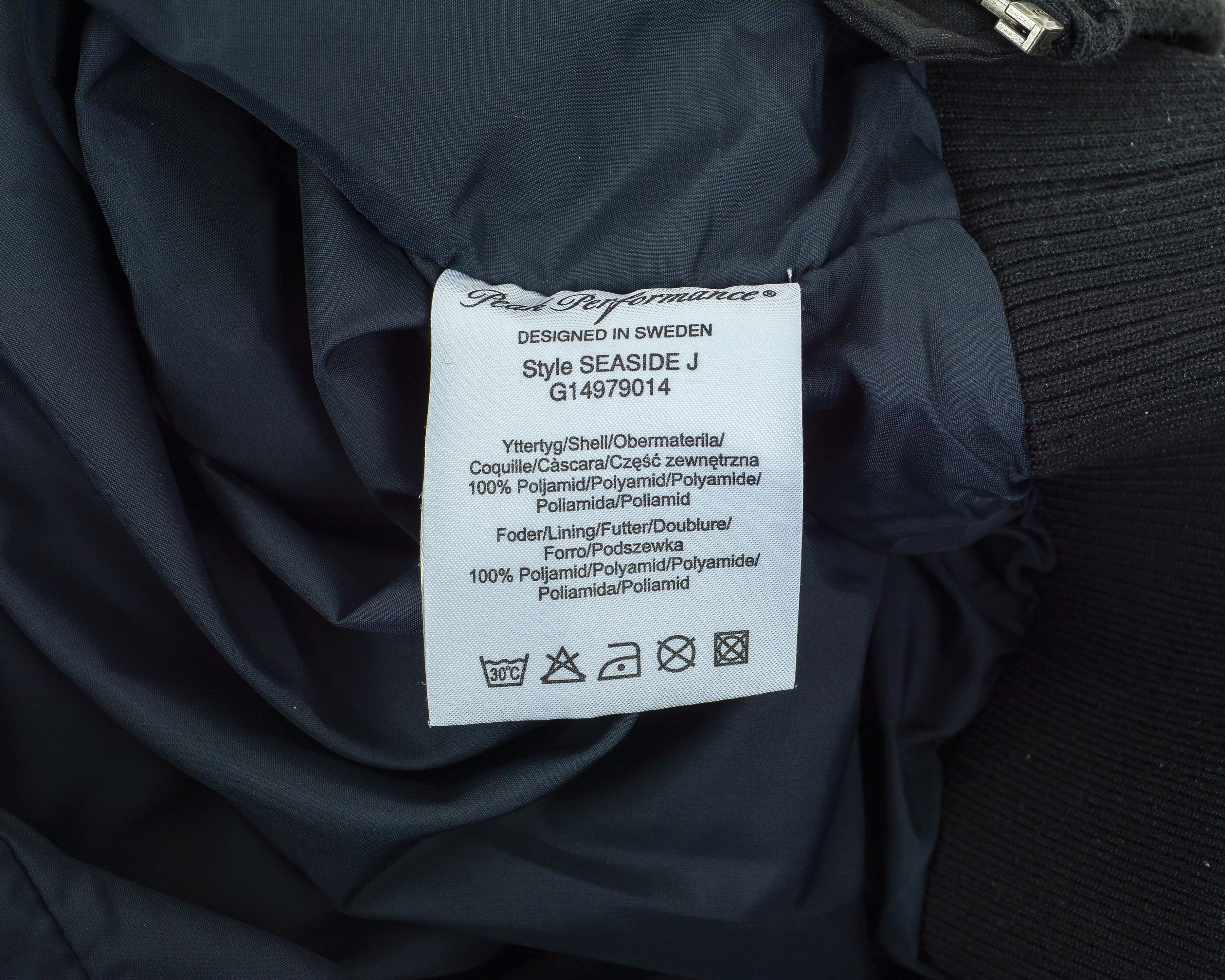 Peak Performance HIPE Mens L Jacket Wind-Waterproof Coat Bomber Lined Black Size US L / EU 52-54 / 3 - 2 Thumbnail