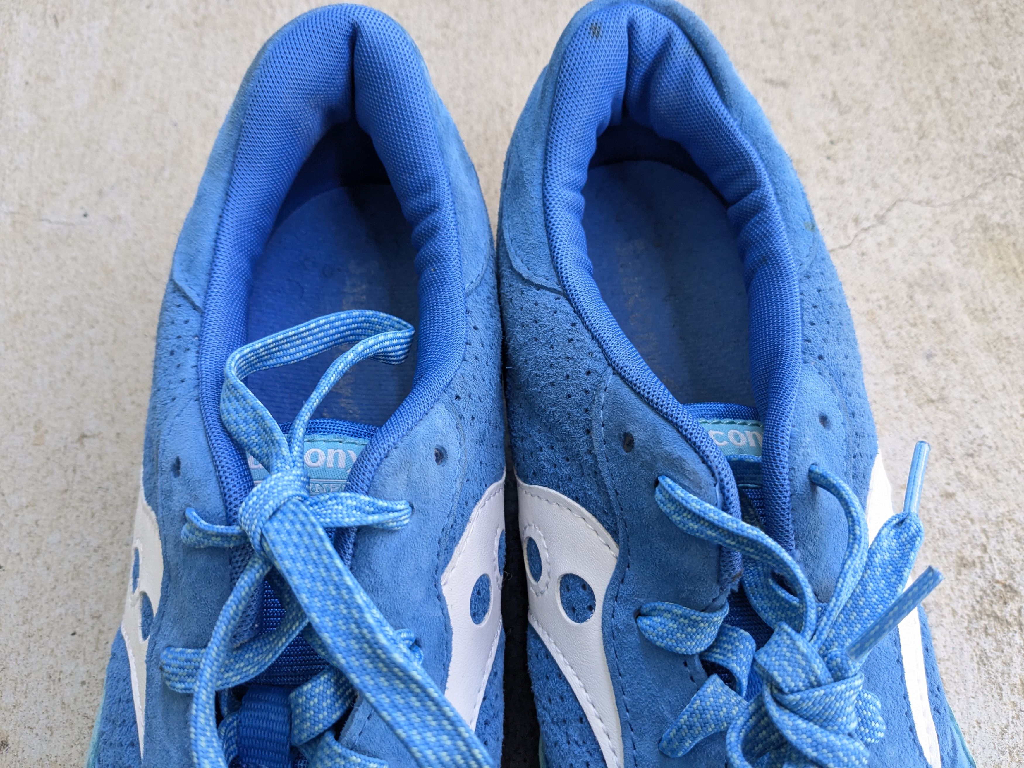 Saucony Saucony DXN Trainer Bermuda Pack 10.5 Blue Green Suede Size US 10.5 / EU 43-44 - 4 Thumbnail