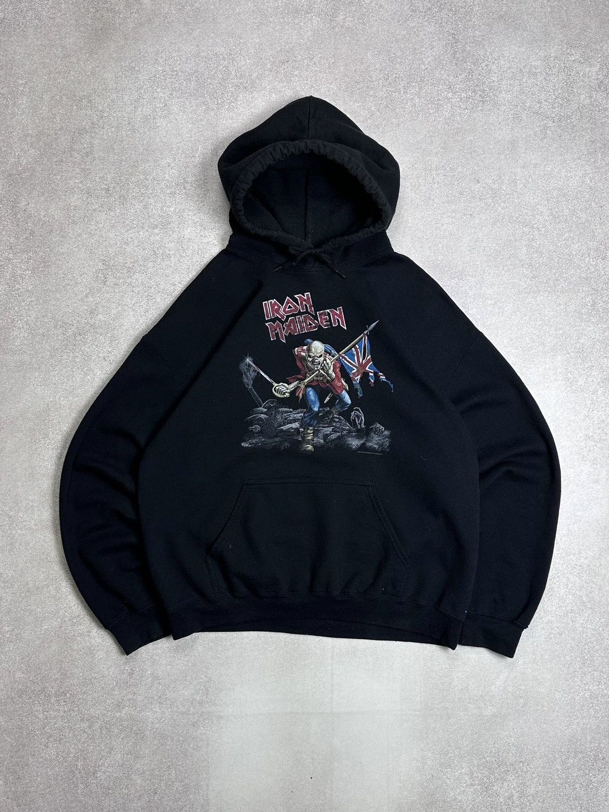 Band Tees Vintage Iron Maiden Trooper Hoodie Rare L Size US L / EU 52-54 / 3 - 1 Thumbnail
