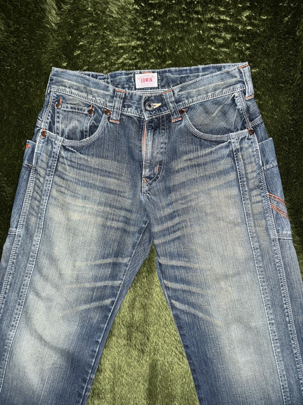 Edwin [32] EDWIN Japan Panel Detail Triple-Stitch Denim Pants Size US 32 / EU 48 - 5 Thumbnail