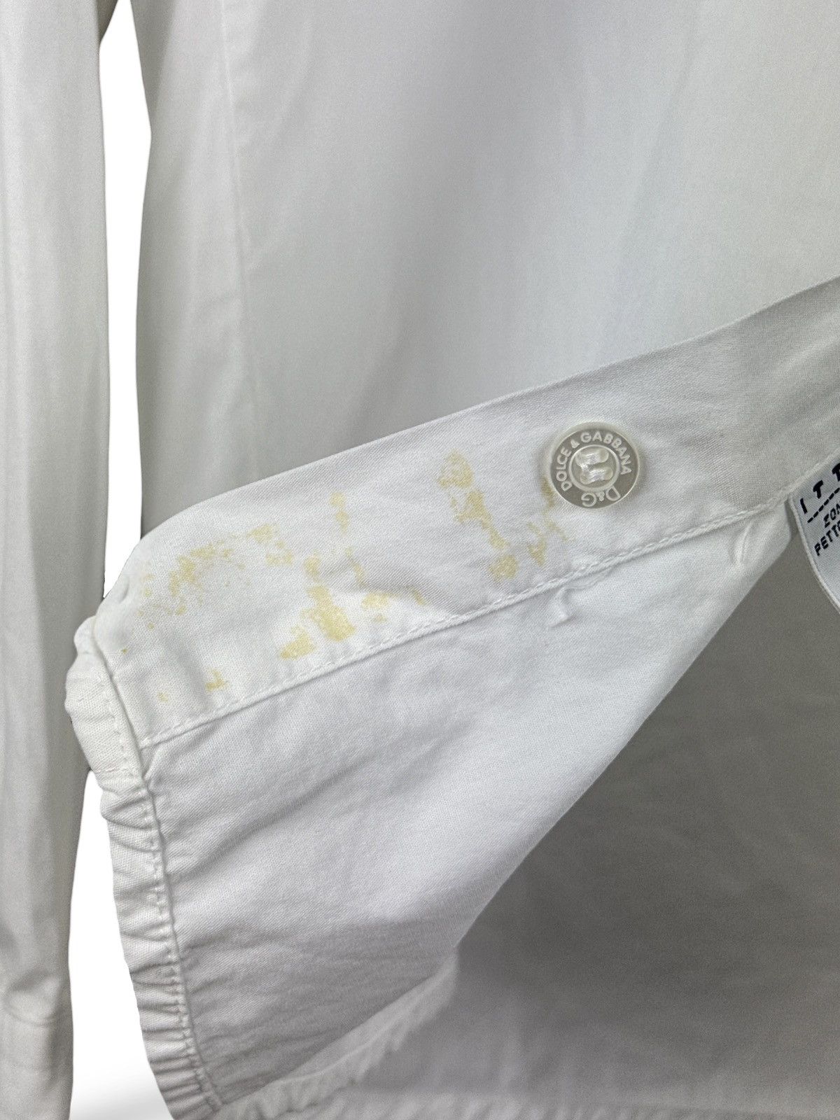 Dolce & Gabbana Vintage Dolce & Gabbana Long Sleeve Shirt White Pocket Size US M / EU 48-50 / 2 - 9 Thumbnail