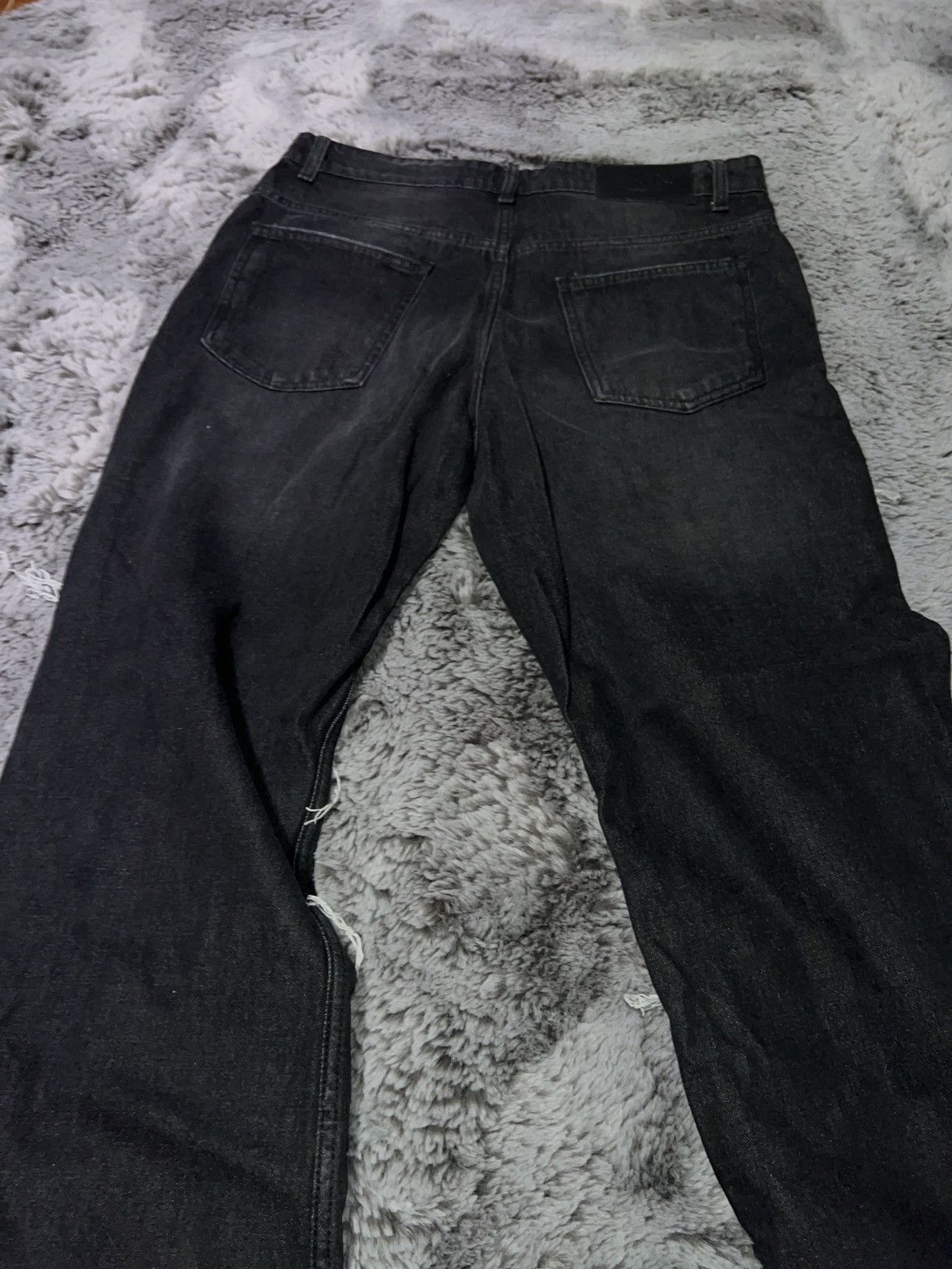 Boohoo × Vintage BLACK DENIMS BOOHOO Size US 34 / EU 50 - 3 Thumbnail