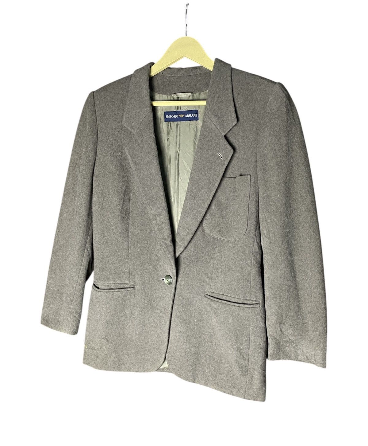Emporio Armani Vintage Emporio Armani Wool Blazer Size 40R - 3 Thumbnail