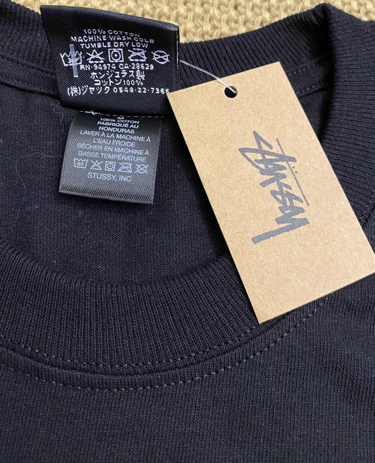 Stussy Stussy Stock Dog Tee Black Size US M / EU 48-50 / 2 - 5 Thumbnail