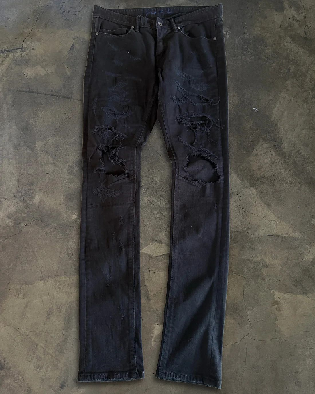GOSTAR DE FUGA GOSTAR DE FUGA DISTRESSED SKINNY DENIM Size US 28 / EU 44 - 1 Thumbnail