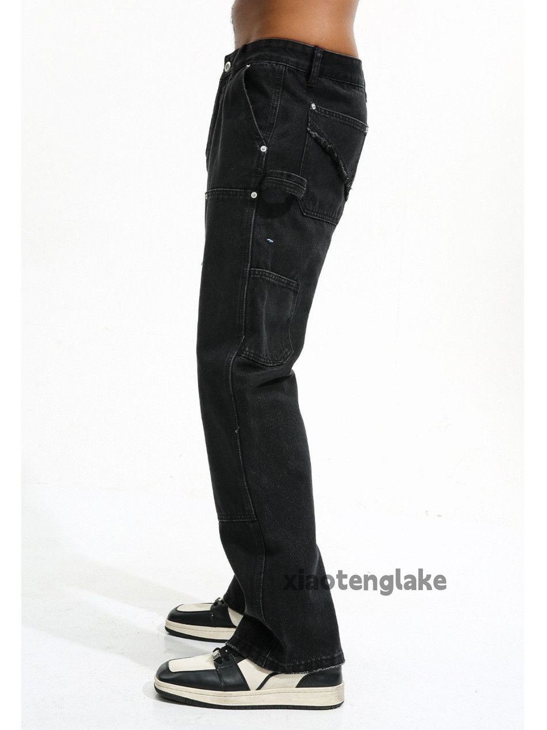 Designer × Japanese Brand × Vintage utility punk grunge bootcut carpenter cargo flared pants Size US 32 / EU 48 - 9 Thumbnail