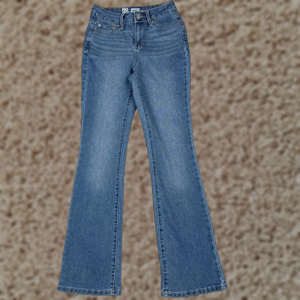 Vintage VINTAGE No Boundaries Jeans Womens Size 0 Bootcut Flare Mid Rise Denim Cotton Blue 30 Inch Inseam Size 25" / US 0 / IT 36 - 1 Thumbnail