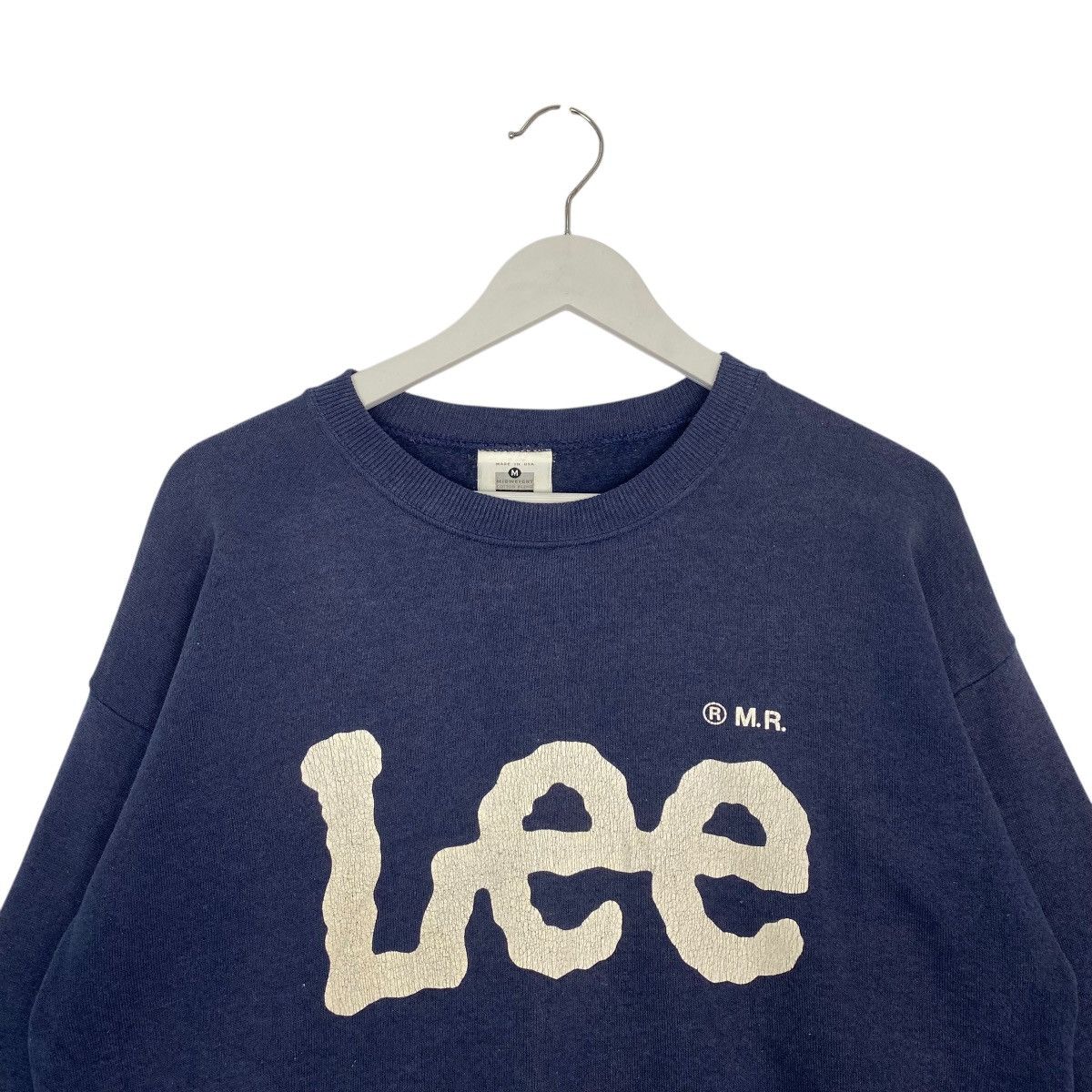 Lee Vintage Lee Printed Crewneck Sweatshirt Blue Pullover Size M Size US L / EU 52-54 / 3 - 4 Thumbnail