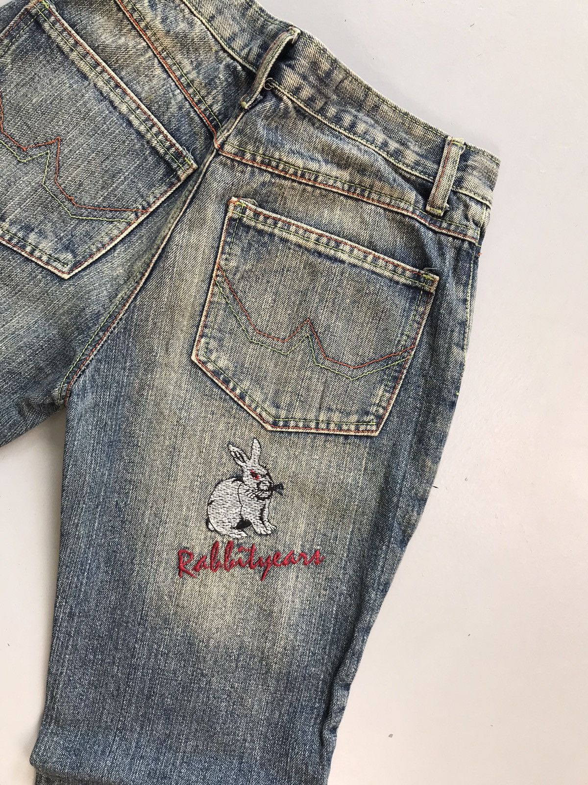 JNCO Vintage Yi xuan ni embroidered denim Size 28" / US 6 / IT 42 - 11 Thumbnail