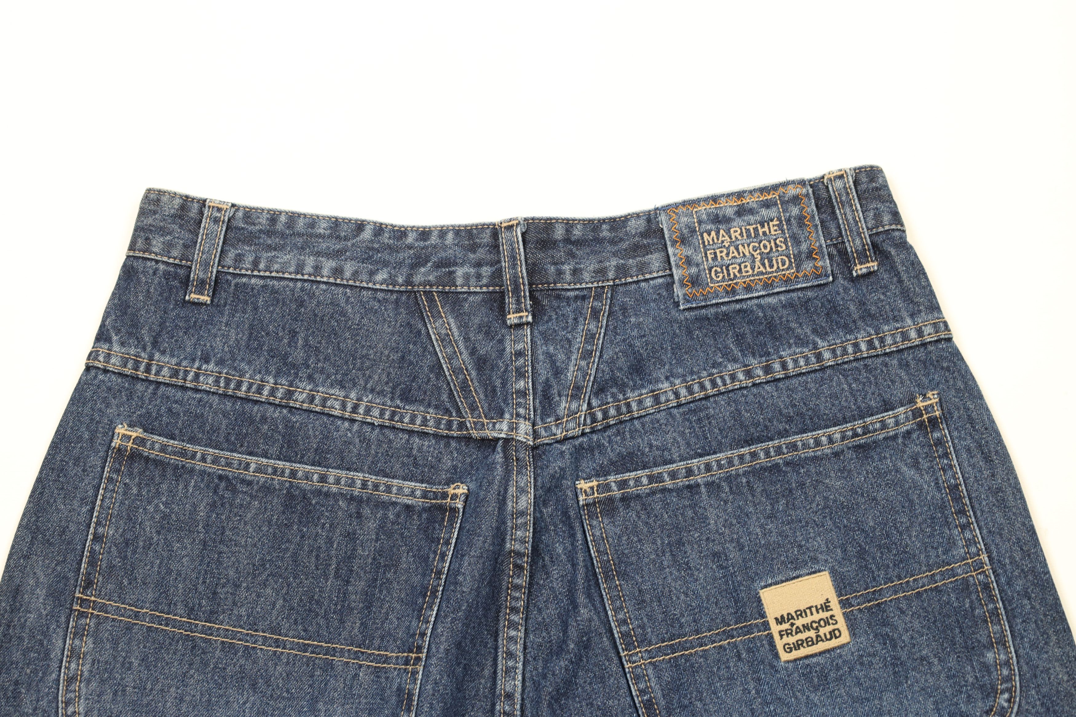 Marithe + Francois Girbaud × Vintage Deadstock Vintage 90s Marithe Francois Girbaud Shorts Blue Size US 32 / EU 48 - 11 Thumbnail