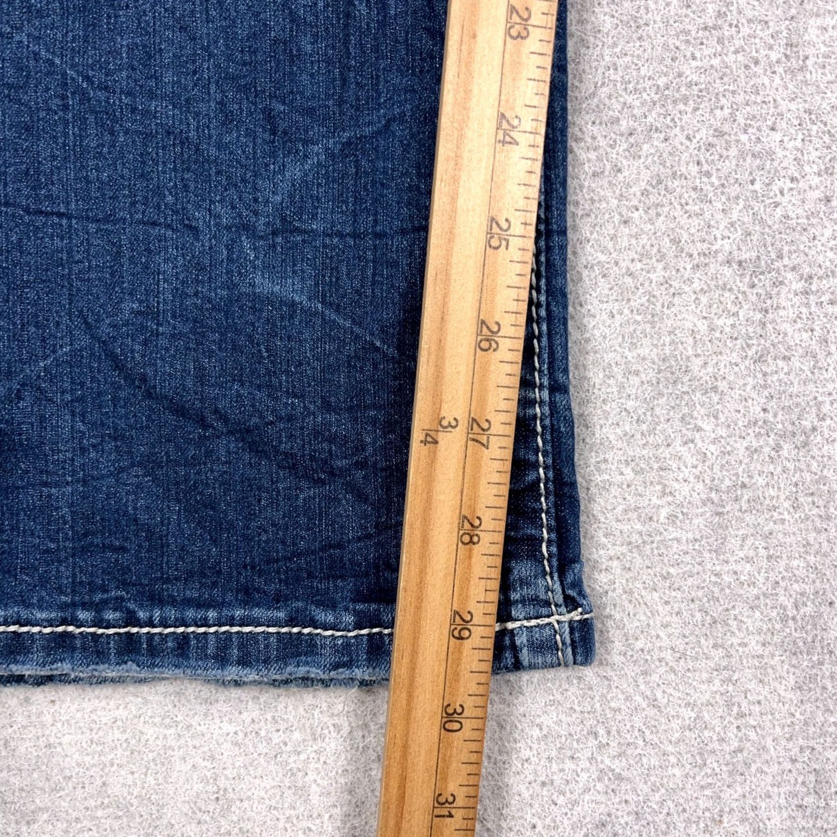 Miss Me Miss Me Women Jeans Bootcut Blue Medium Wash Embellished 30 Size 30" / US 8 / IT 44 - 7 Thumbnail