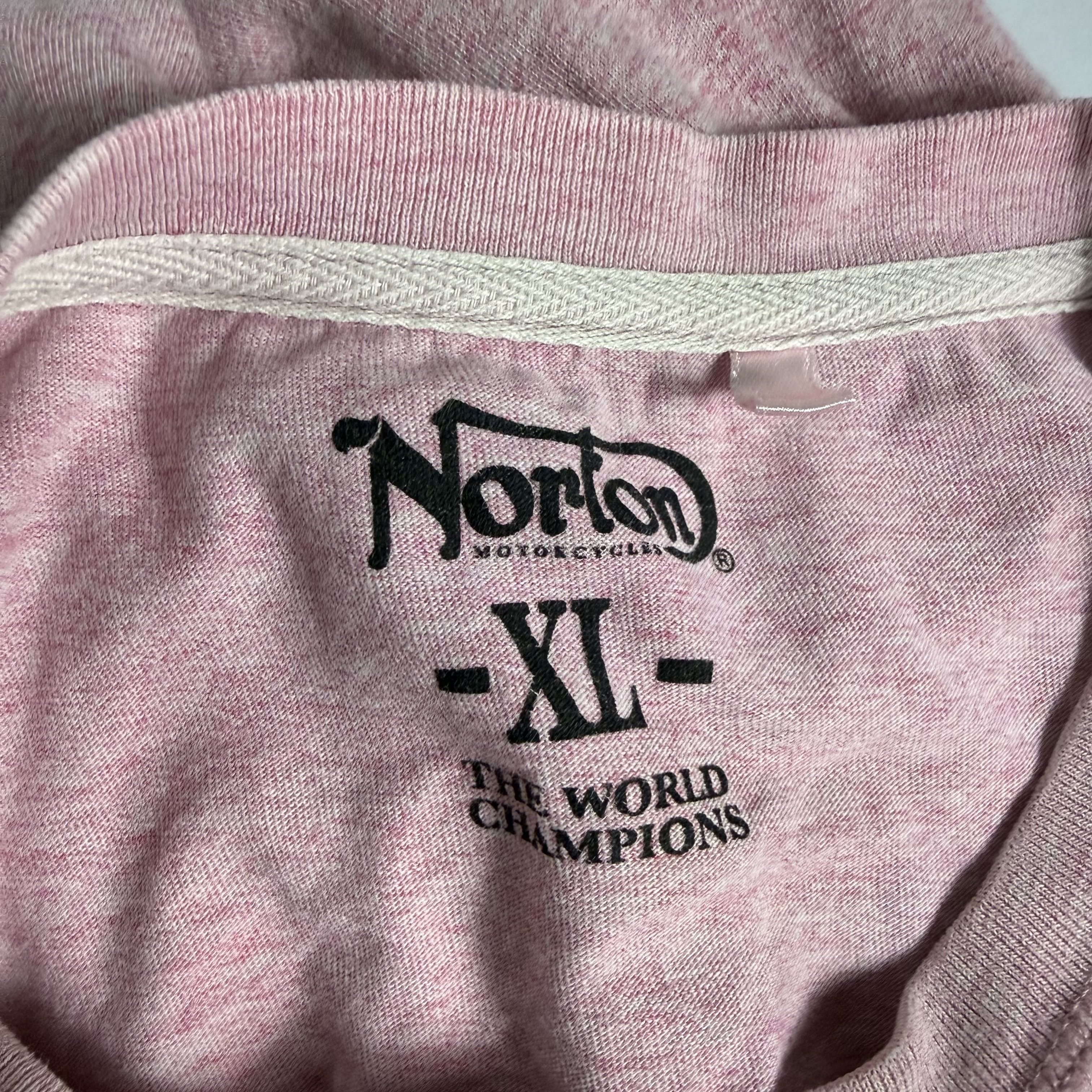 Norton 🔥RARE🔥Vintage Norton Motorcycle Spellout T-shirt Size US XL / EU 56 / 4 - 6 Thumbnail