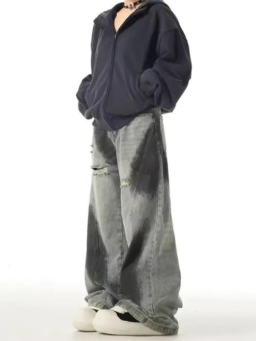 Japanese Brand Fukatsu x Gotou Paint Style denim Pant Size US 29 - 5 Thumbnail
