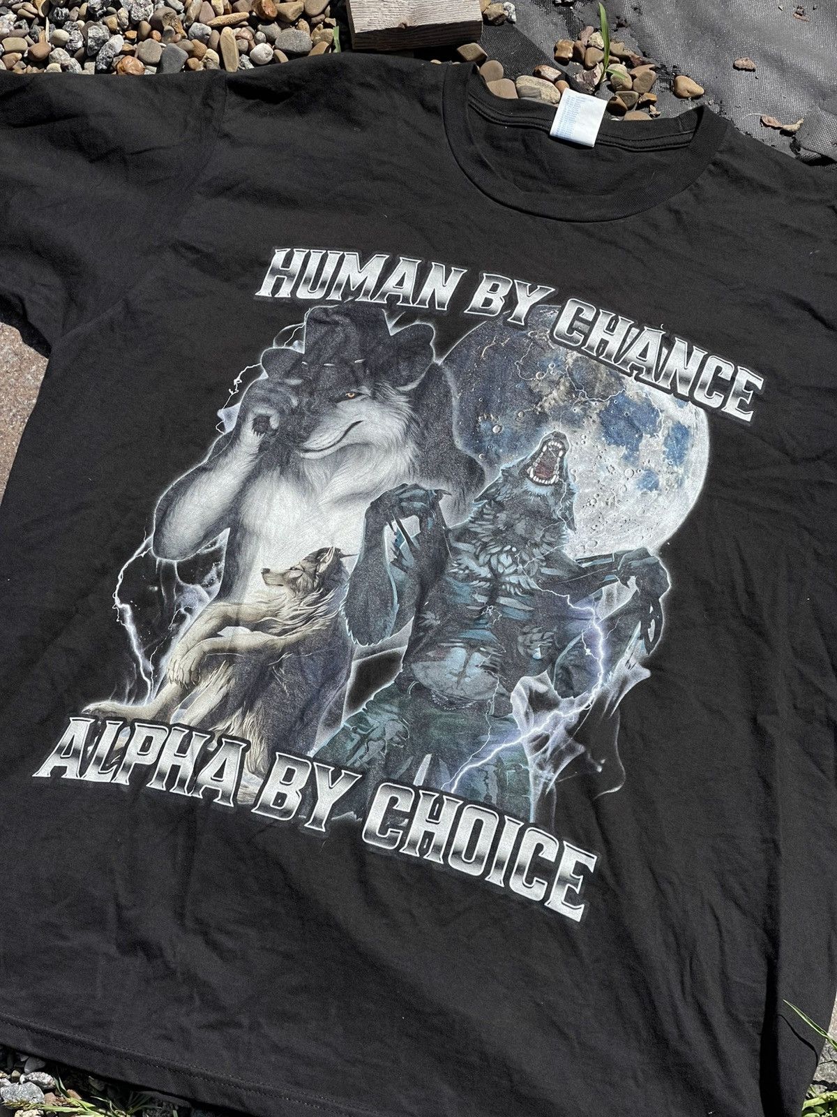 Alpha Studio Wolf Humor Aplha Sigma Thomas Shelby T-shirt Size US XL / EU 56 / 4 - 6 Thumbnail