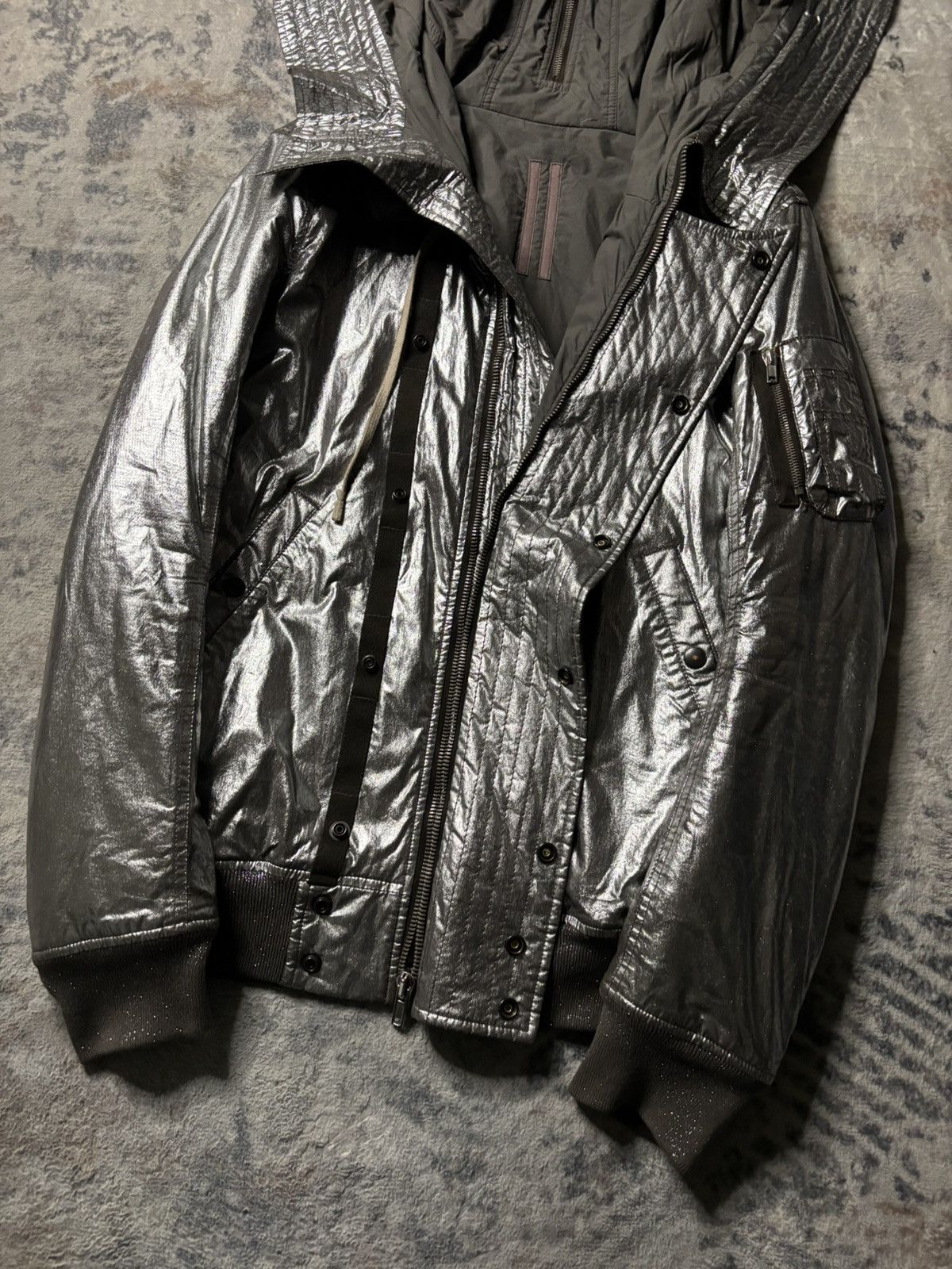 Rick Owens Rick Owens SAMPLE Fw13 Plinth Glitter Exploder Jacket Size US M / EU 48-50 / 2 - 11 Thumbnail
