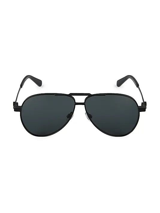 Off-White os11x0825 Size: OS / GvSpeed 59MM Pilot Sunglasses in Black Size ONE SIZE - 2 Thumbnail