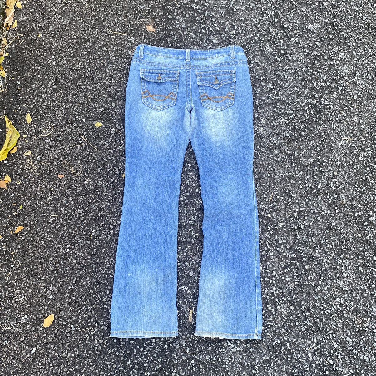 Jean × Mossimo × Vintage Vintage Mossimo Light Washed Flare Denim Jeans Size 34" / US 12 / IT 48 - 2 Thumbnail