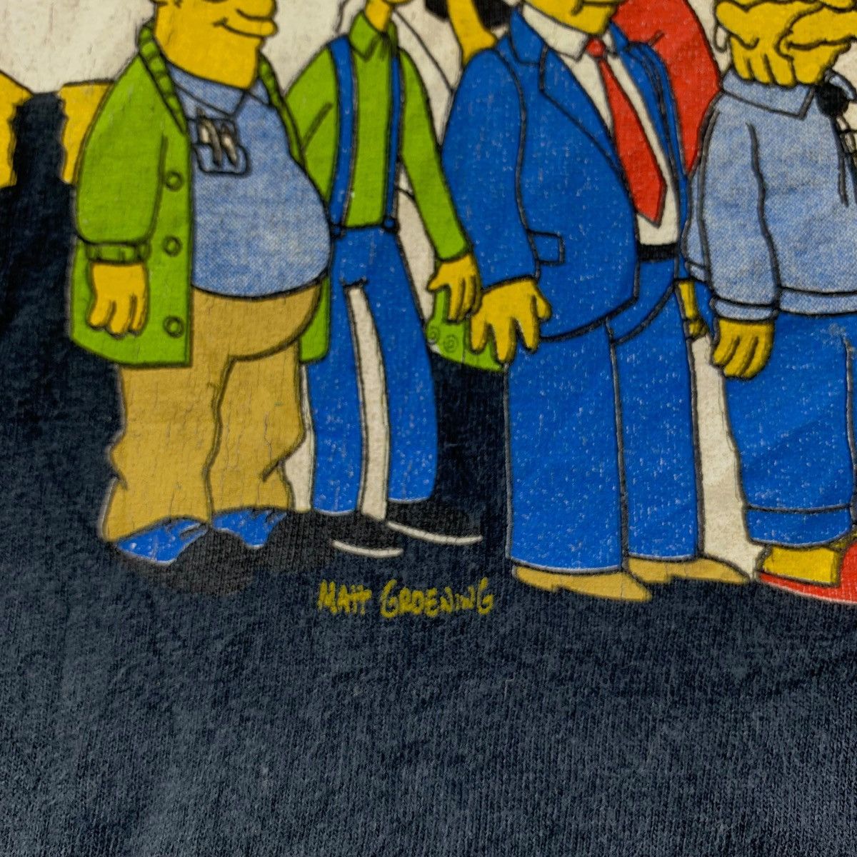 The Simpsons Vintage THE SIMPSONS CHARACTERS Collage Tee Shirt Top Size US M / EU 48-50 / 2 - 4 Thumbnail