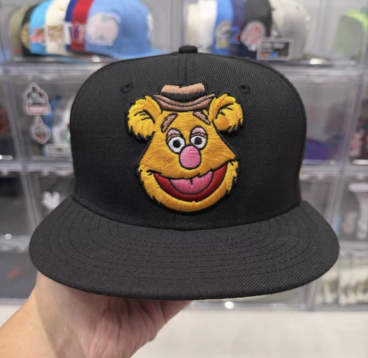 New Era New Era Cartoon Embroidered Flat Brim Baseball Cap J32 Size ONE SIZE - 1 Thumbnail