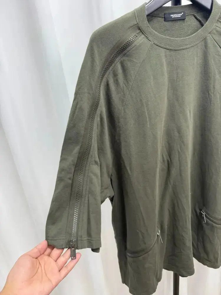 Undercover Sz 4 Undercover Half Sleeve Multi-zip Sweateshirt-2507 Size US XL / EU 56 / 4 - 2 Thumbnail