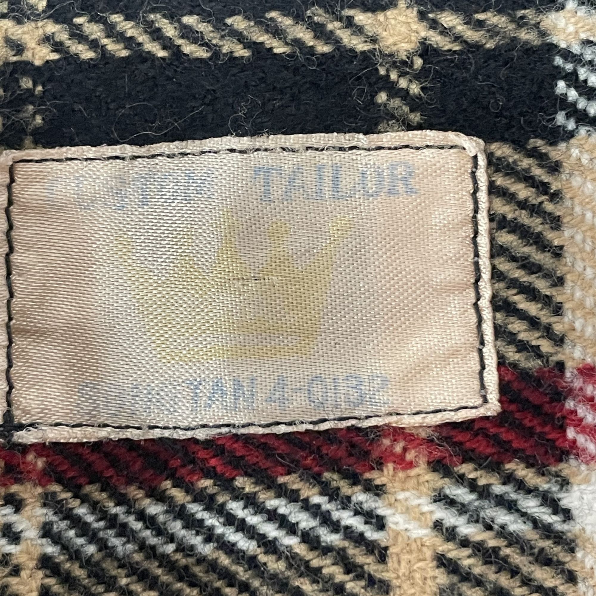 Other Vtg Bespoke Black SHADOW PLAID Hunting FLANNEL Shirt Size US M / EU 48-50 / 2 - 4 Thumbnail