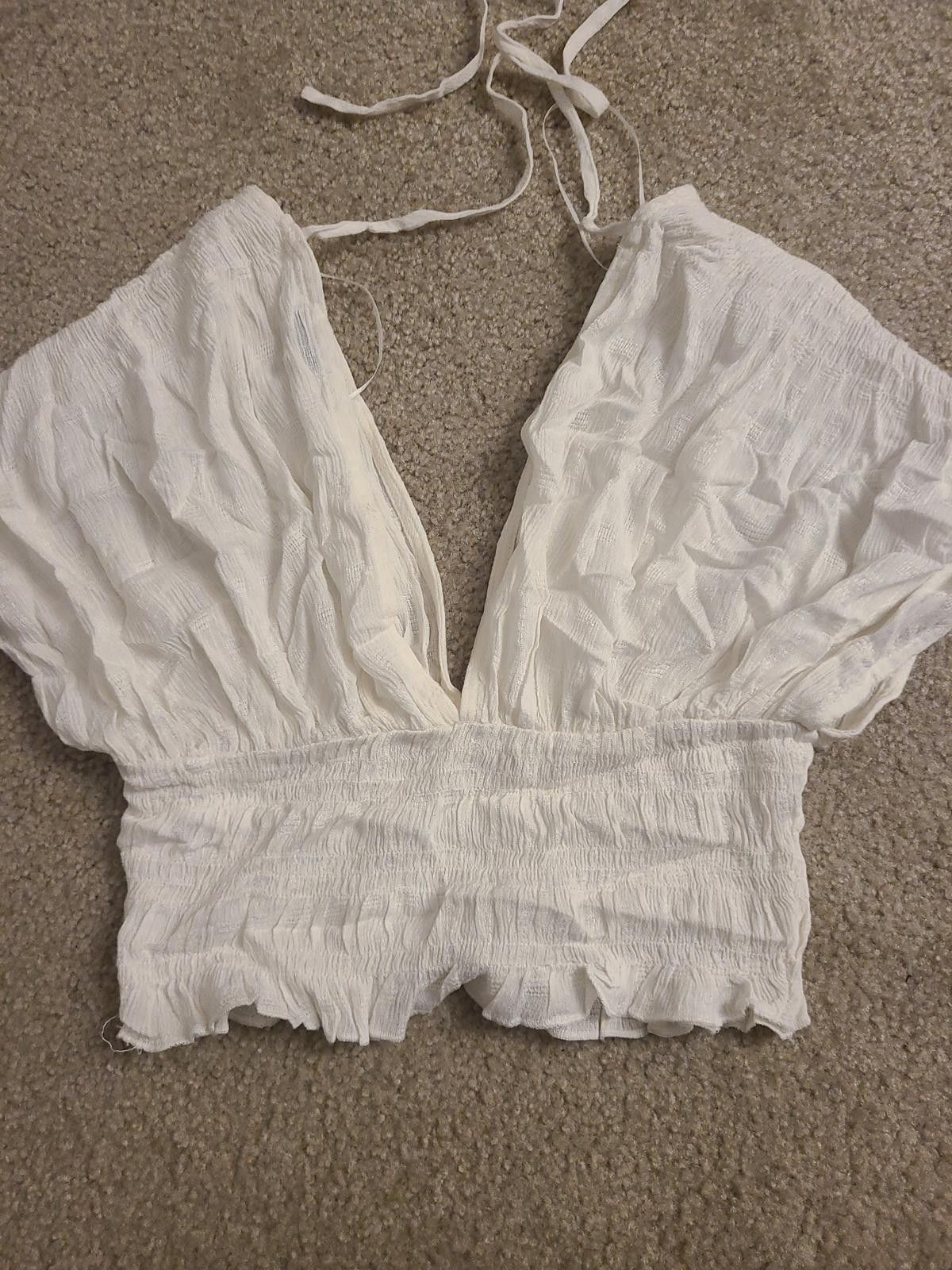 Other LUSH Crop Tie Back Blouse Size S / US 4 / IT 40 - 2 Thumbnail