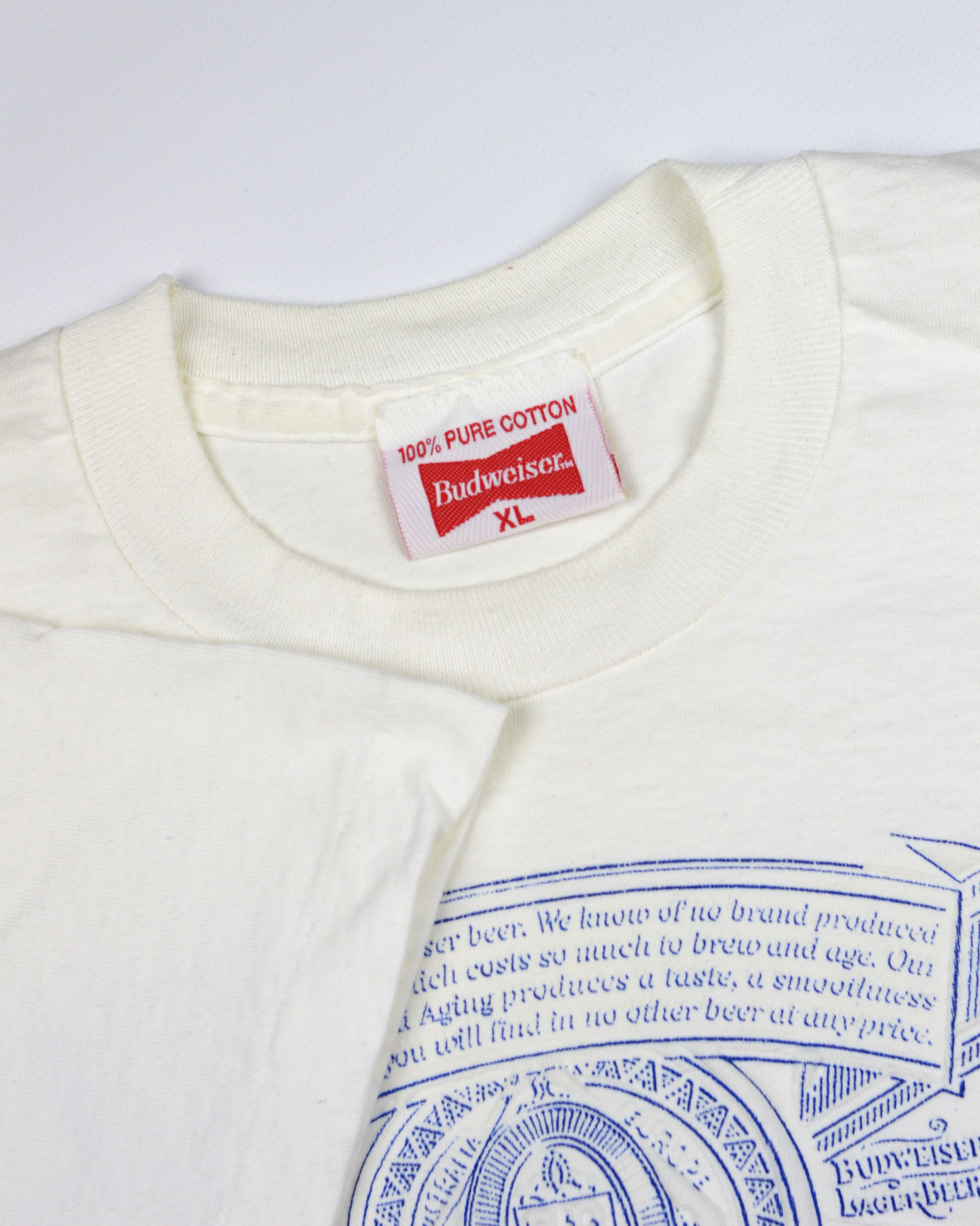Budweiser × Vintage Vintage Budweiser 90s t shirt Size US XL / EU 56 / 4 - 3 Thumbnail