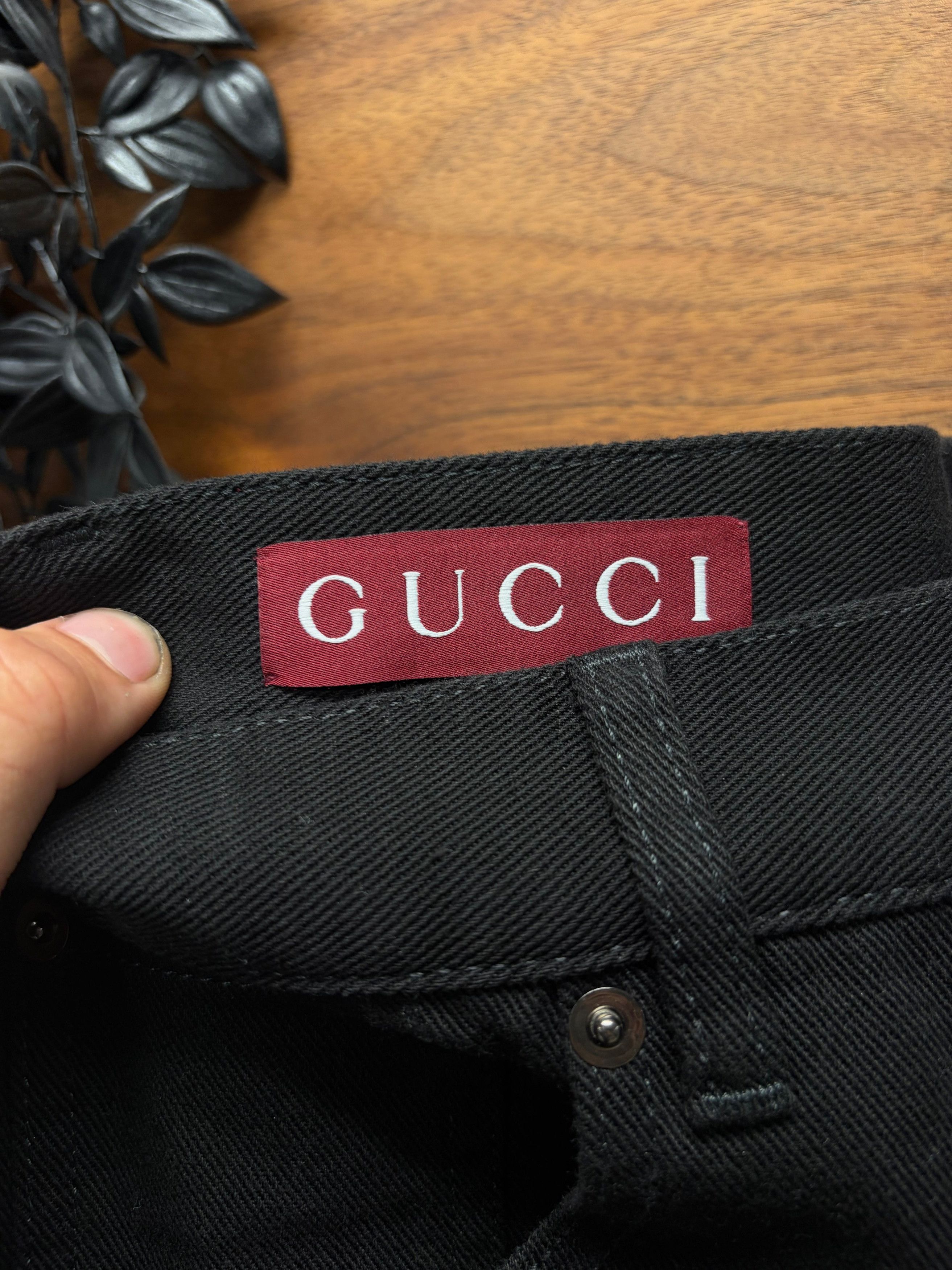 Gucci Gucci by Demna ‘Horsebit’ Back Pocket Black Bootcut Jeans Size US 32 / EU 48 - 4 Thumbnail