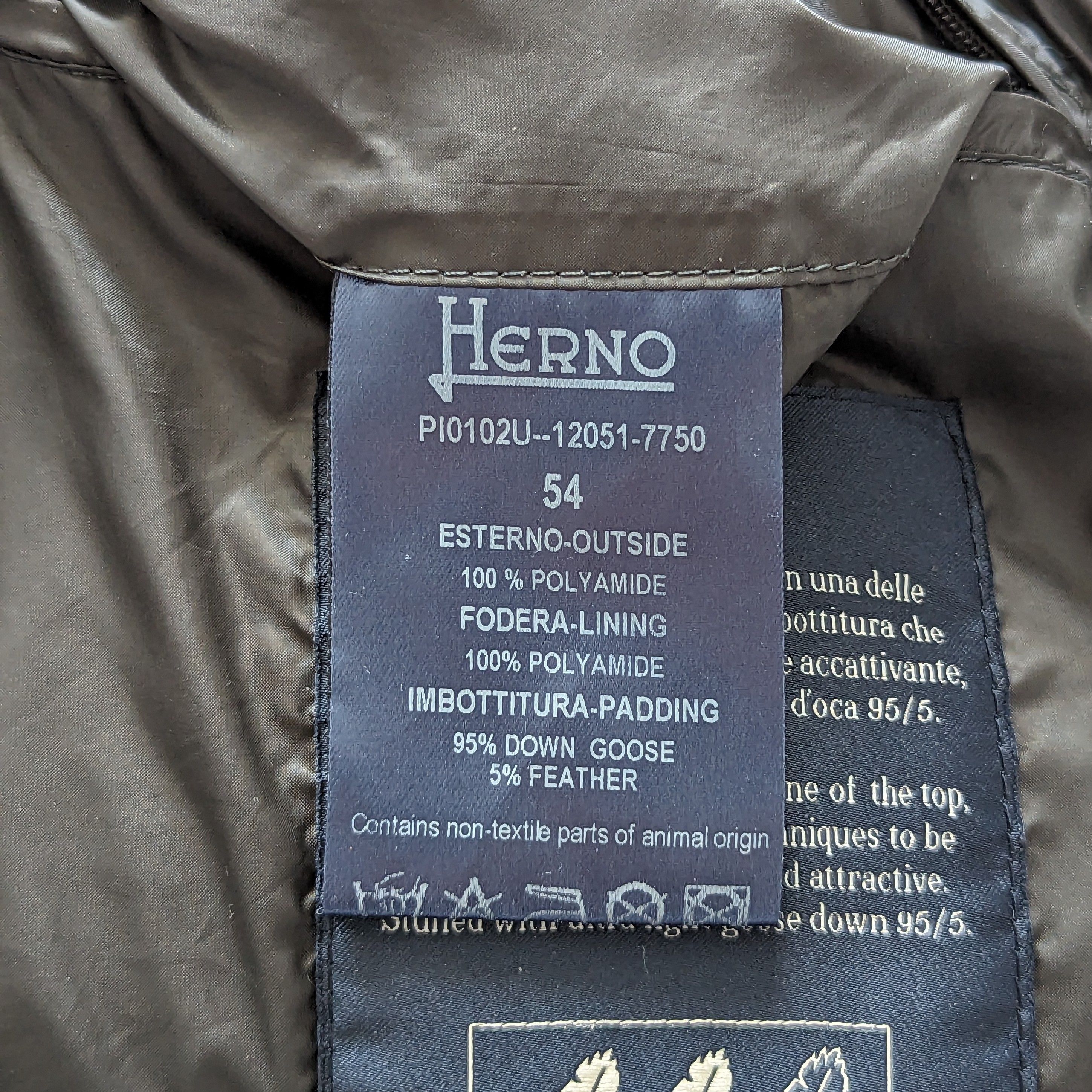 Herno Herno Men's Padded Down Jacket Size 54L Luxury Brand Fashion Size US L / EU 52-54 / 3 - 22 Thumbnail