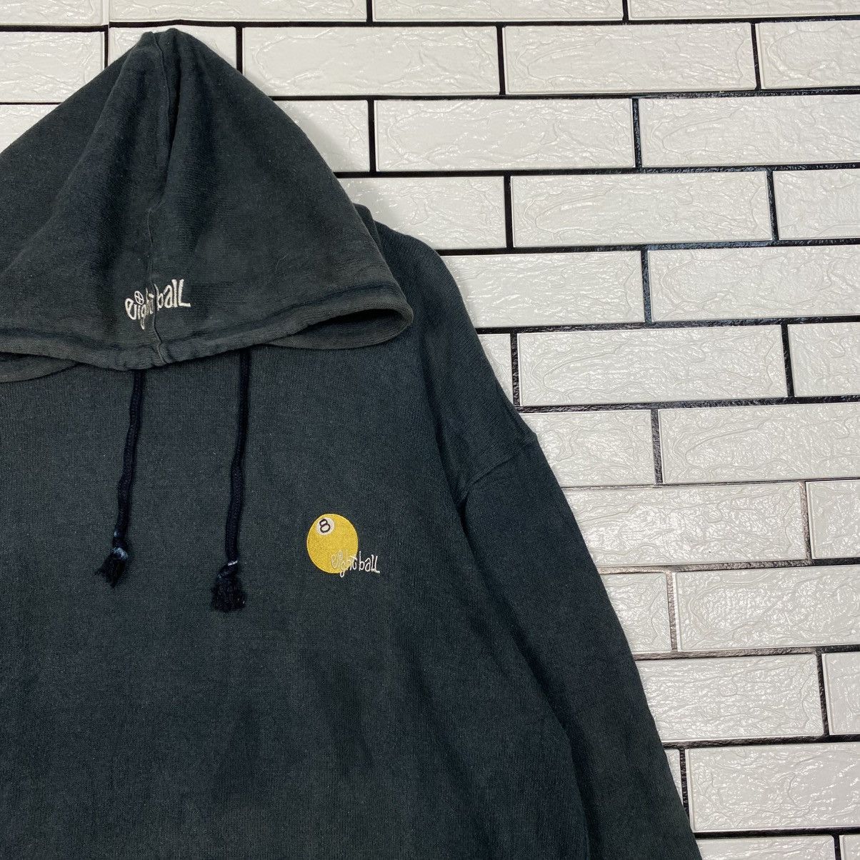 Vintage 📌Vintage Hoodie Anorak Pull Over 8 Eight Balls Streetwear Size US M / EU 48-50 / 2 - 7 Thumbnail