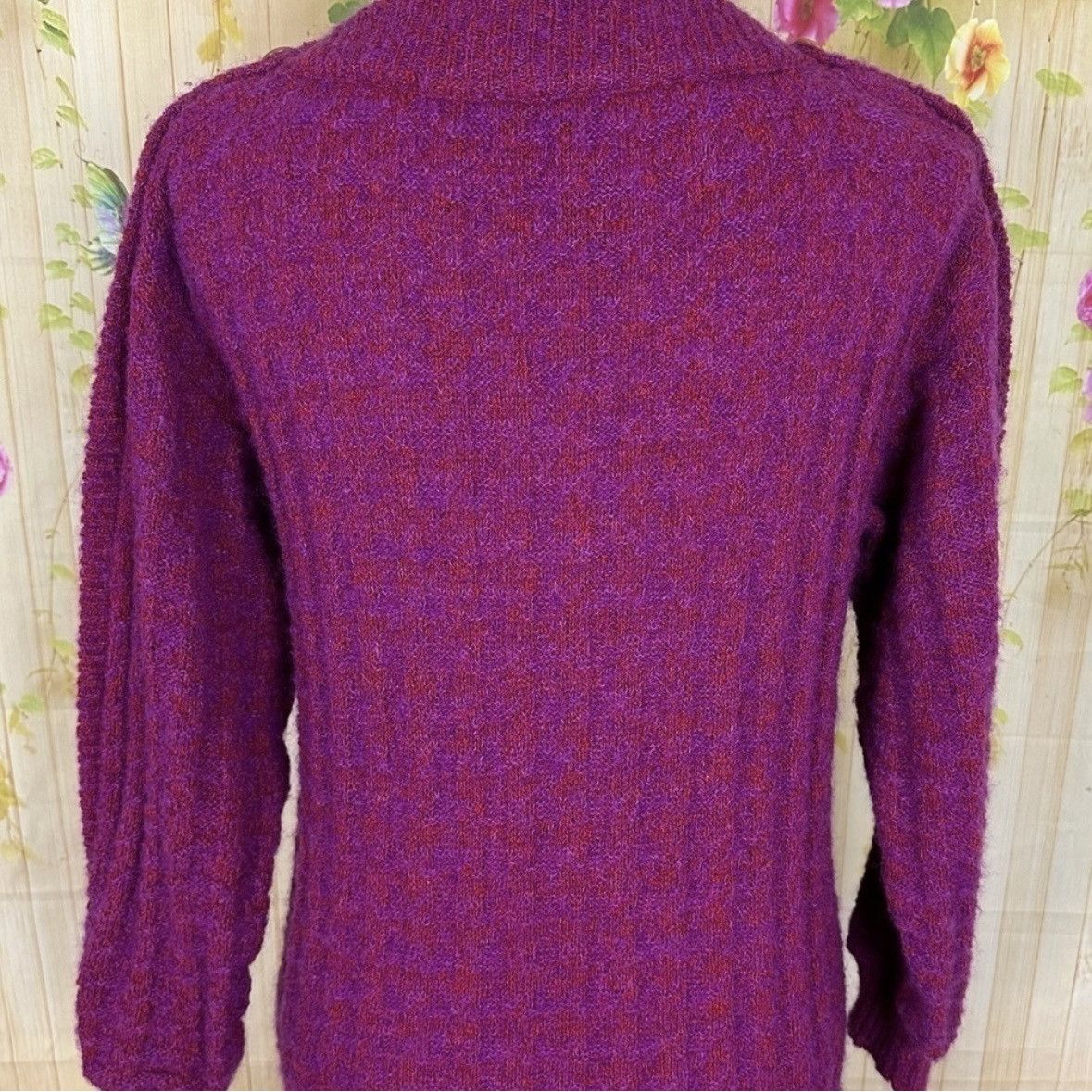 Missoni VINTAGE MISSONI Red and Pink Houndstooth Mohair Knit Dress Size S / US 4 / IT 40 - 3 Thumbnail