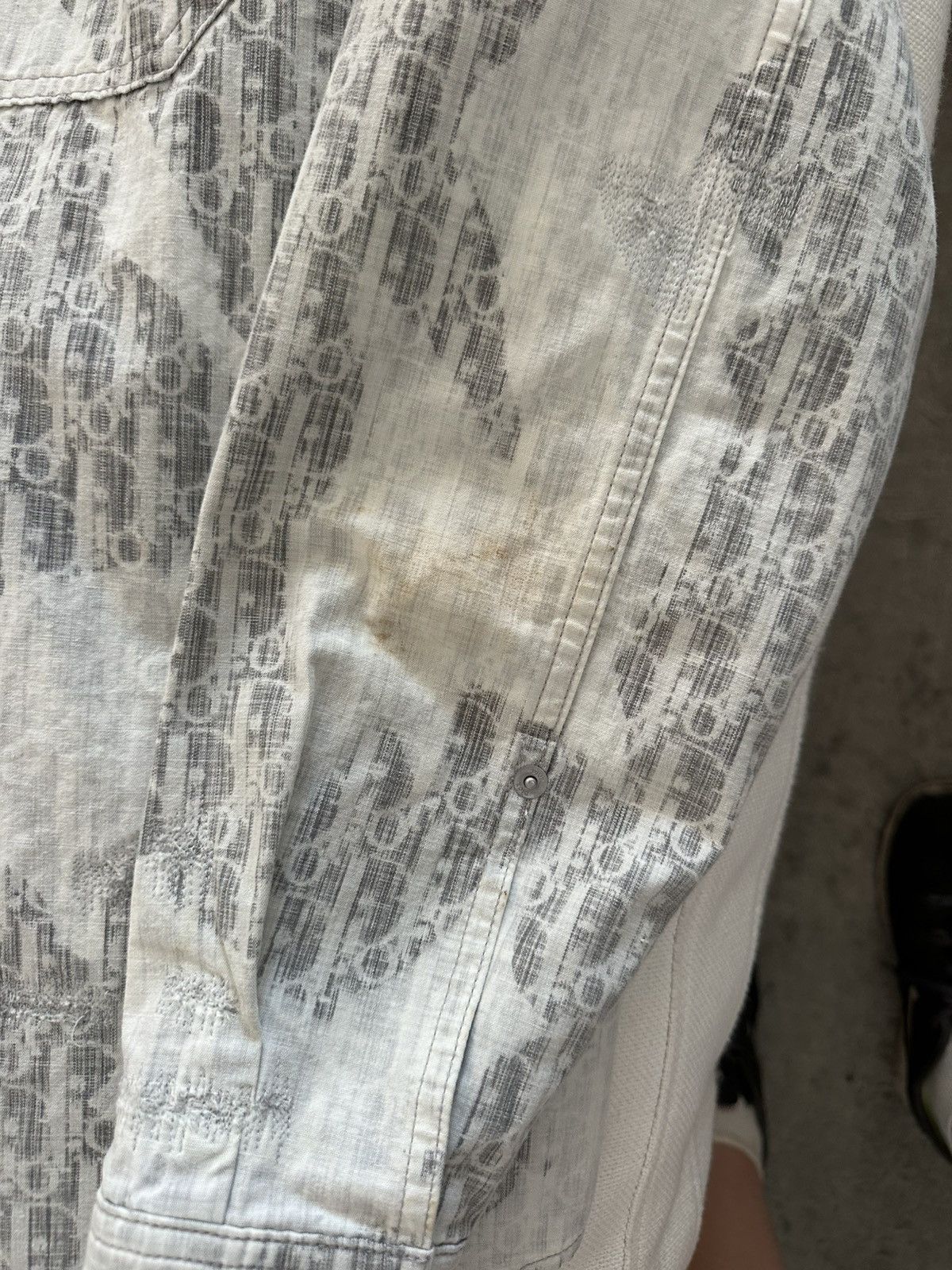 Dior Dior Distressed Oblique Button Up Size US L / EU 52-54 / 3 - 7 Thumbnail