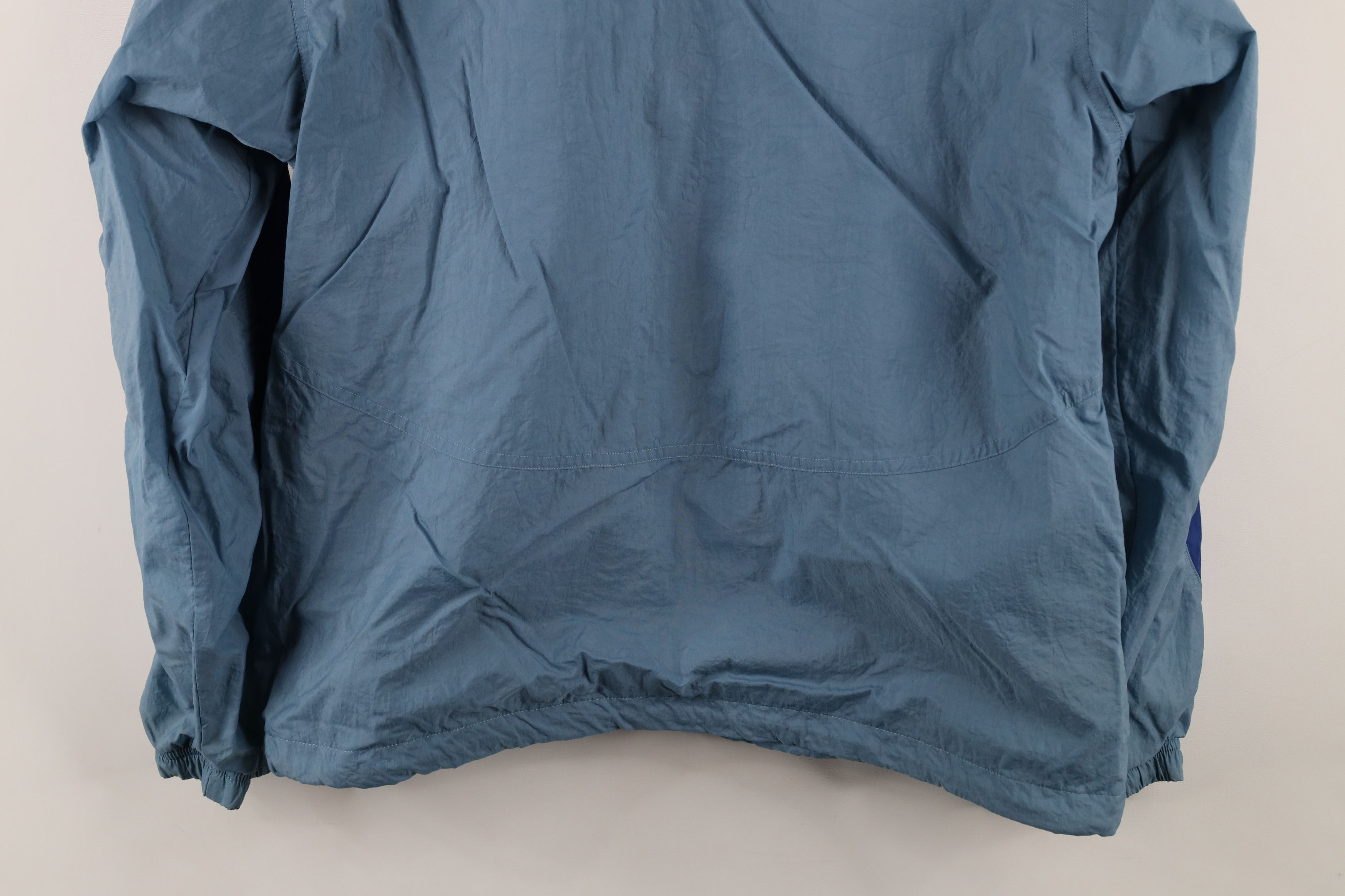Adidas × Vintage Vintage 90s Adidas Striped Lined Windbreaker Jacket Blue Size M / US 6-8 / IT 42-44 - 12 Thumbnail